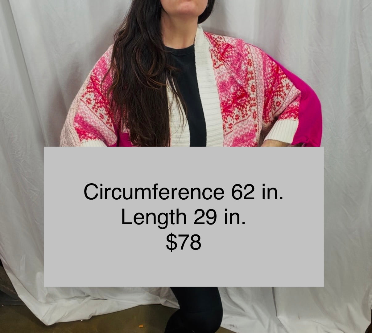 Phlox Cardigan Fits XS to 2X