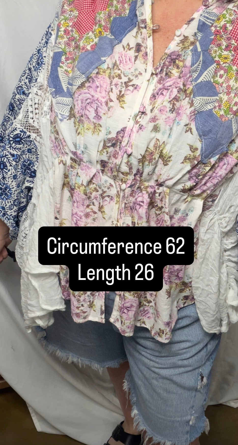 Zephyr Kimono/Blouse, fits XS to 3X