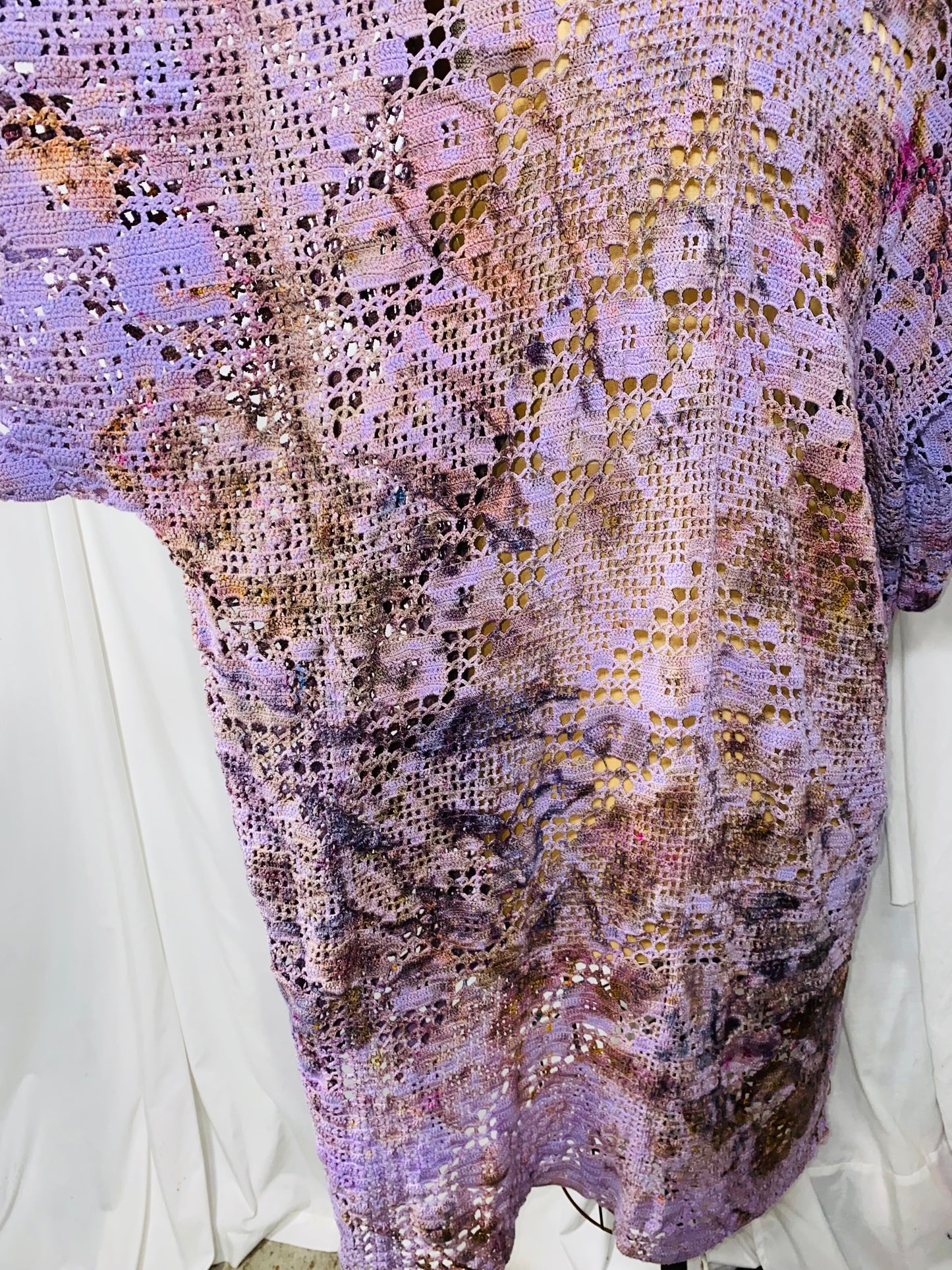 XS/S-S/M-M/L-L/XL Violet Kimono