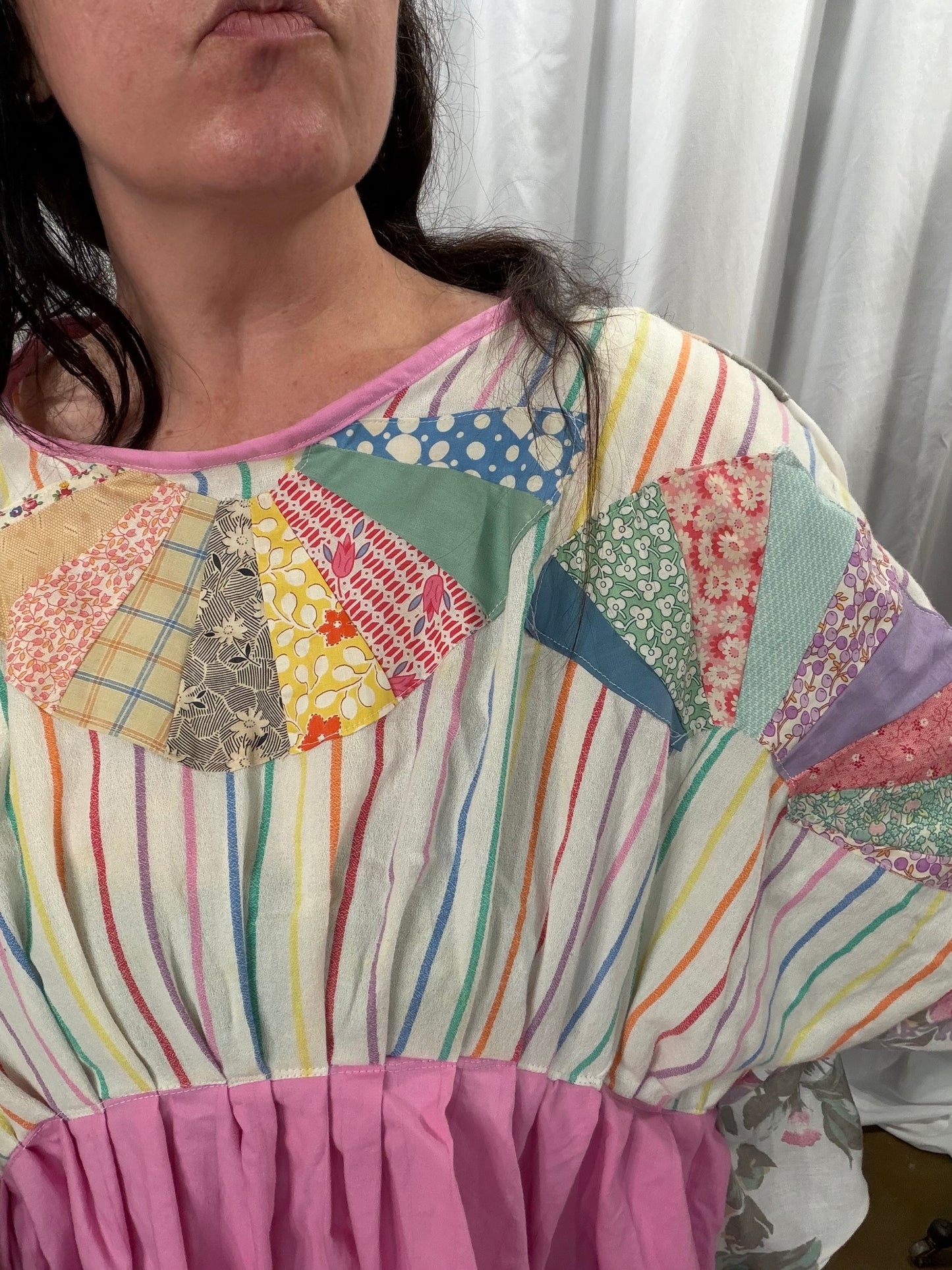Horizon Lawn Blouse, fits XS to 2X