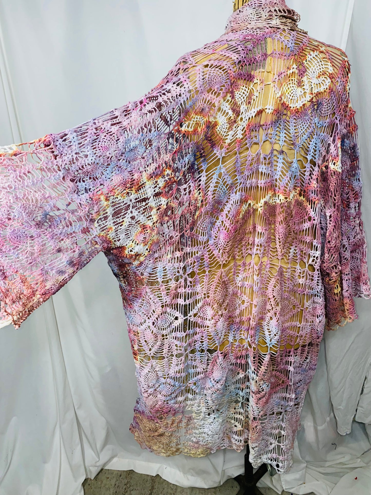 Free Size Violet Kimono