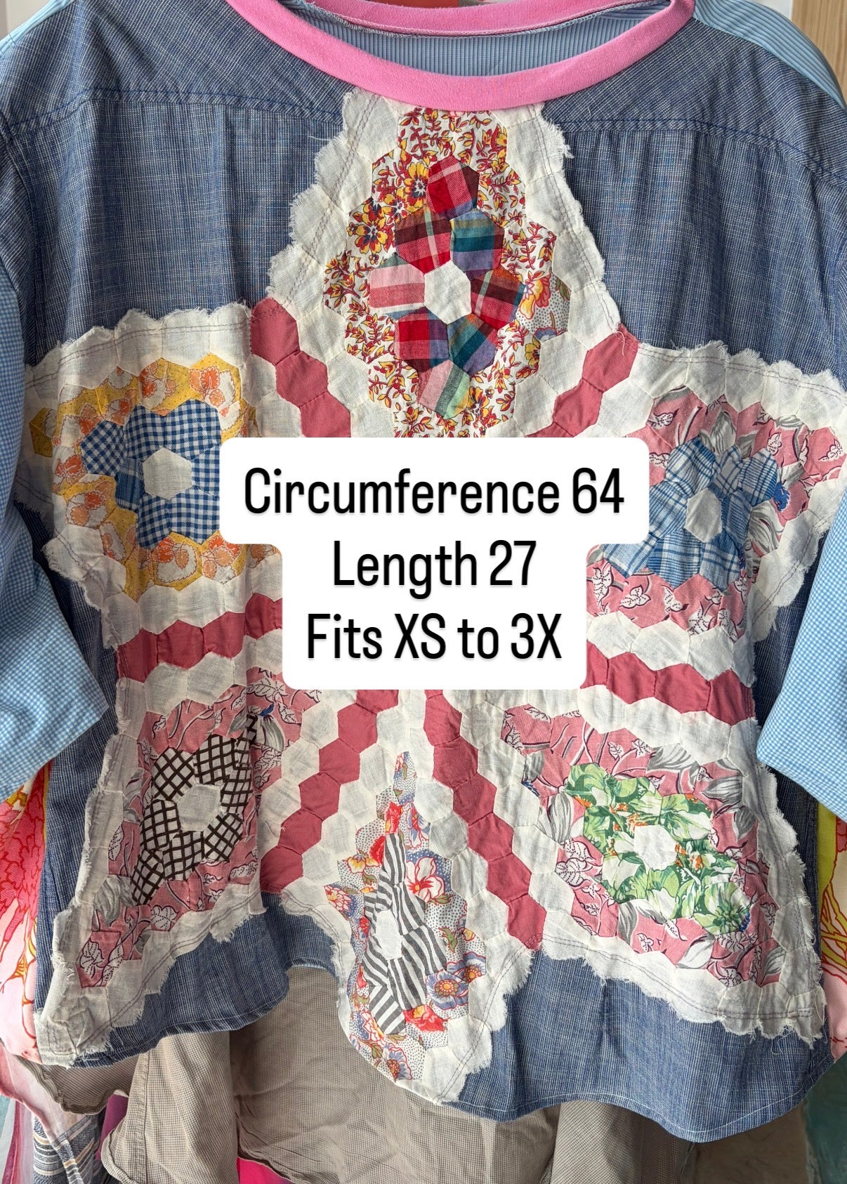 Iris "tshirt" blouse, Fits XS to 3X