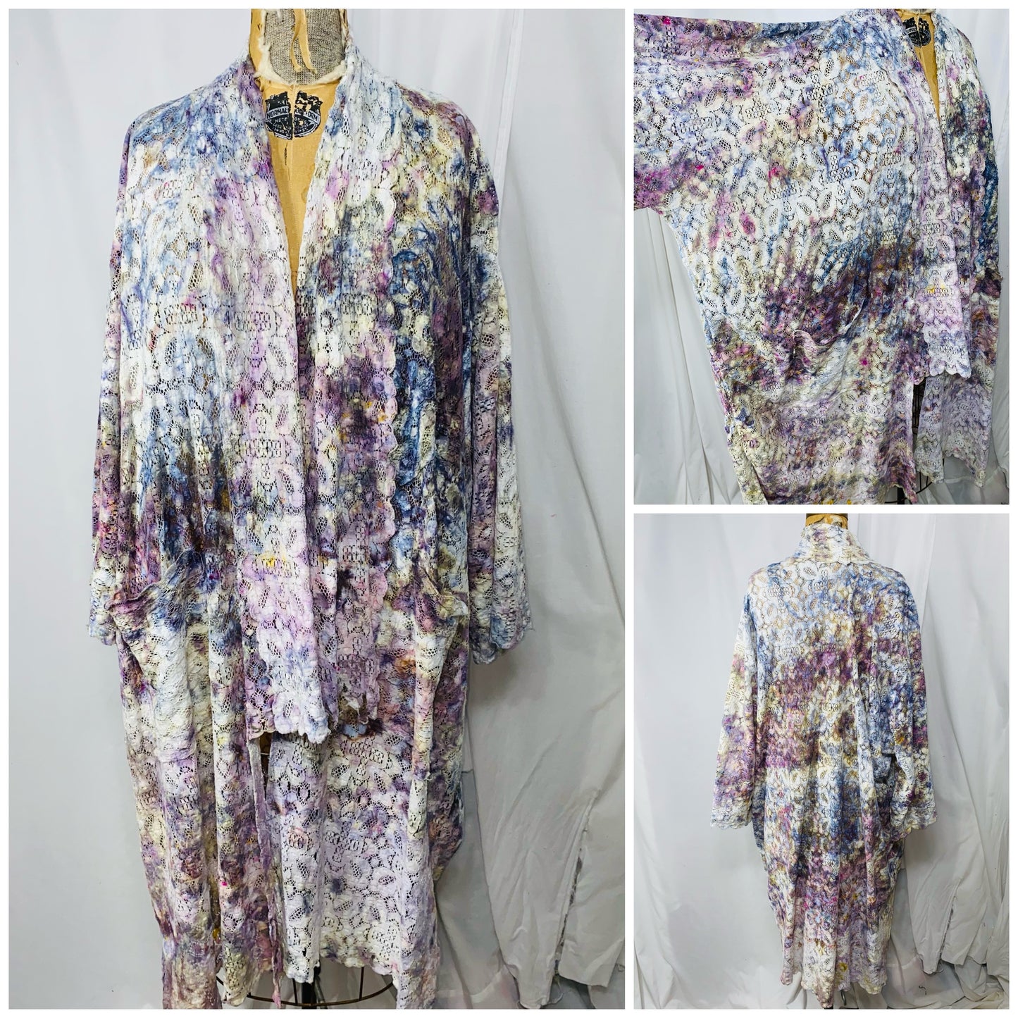 Free Size Violet Kimono