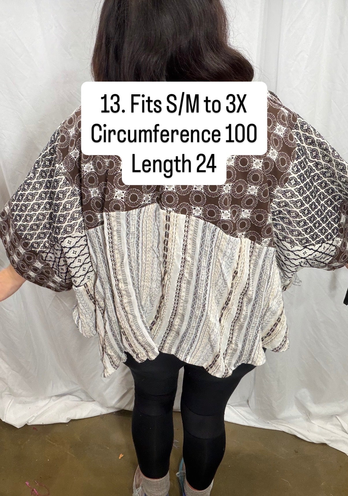 13. Foxglove Blouse Fits S/M to 3X