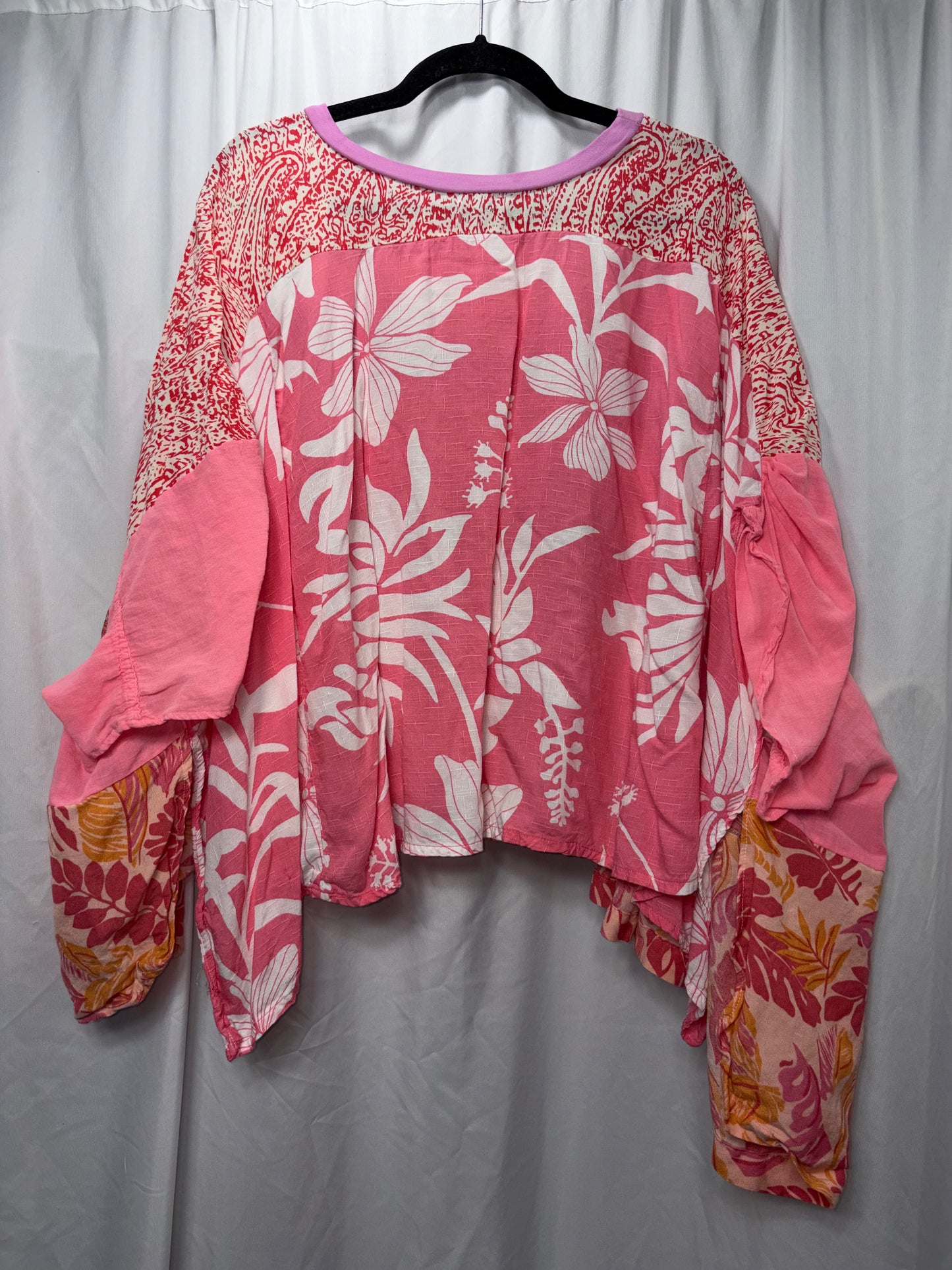 Fern Poncho Blouse, Free Size
