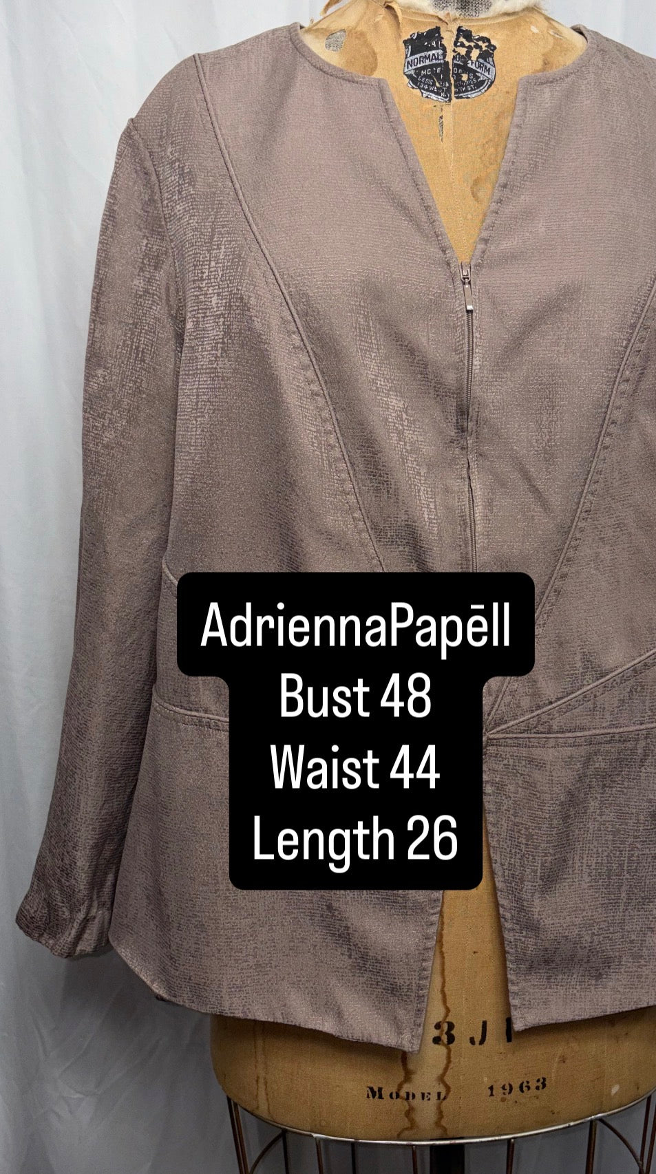 Vintage Silk Jacket, Fits S/M to XL