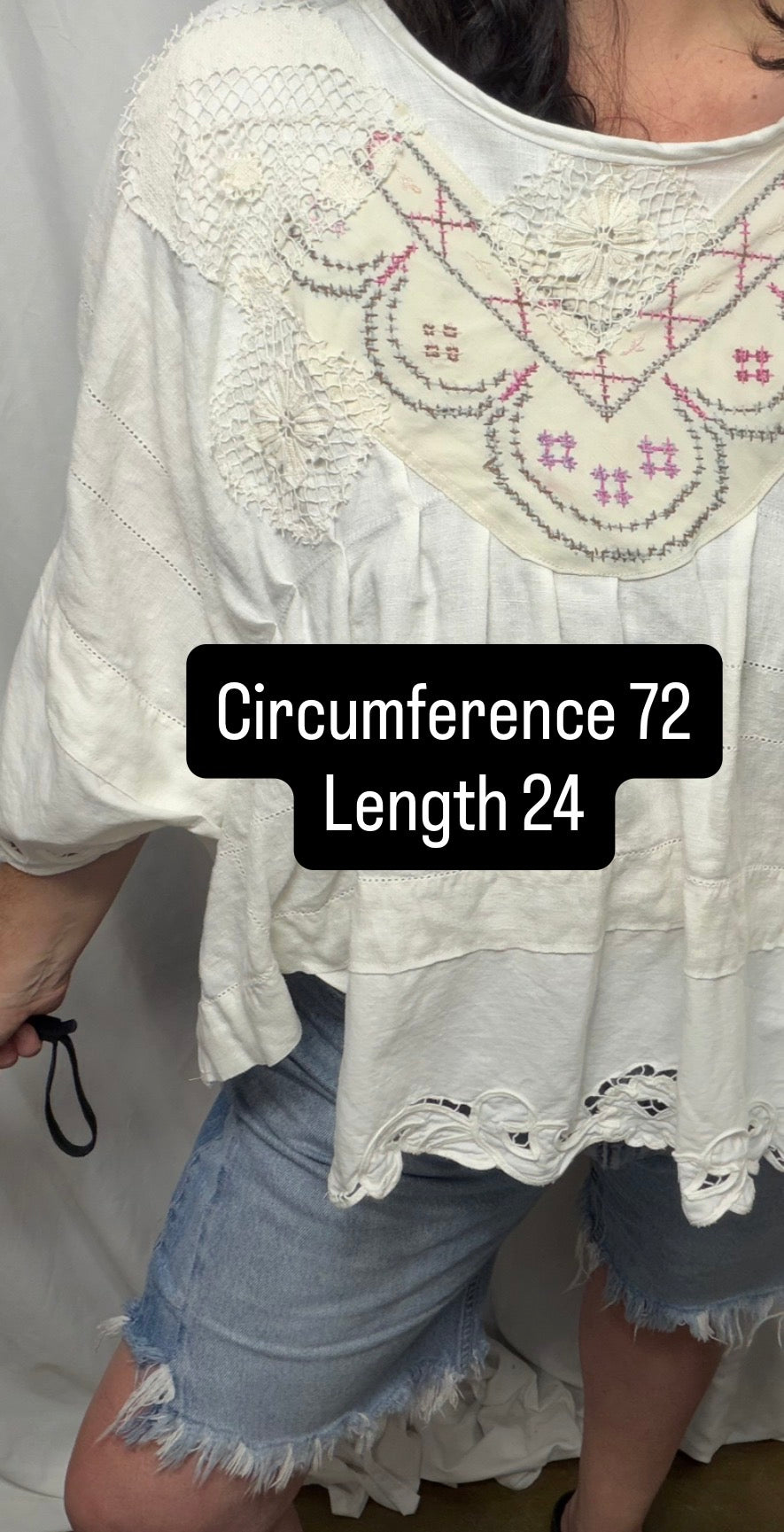 Horizon Lawn Blouse, fits XS to 2X