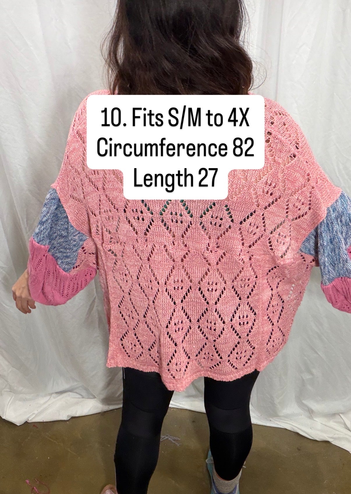 10. Foxglove Pullover Fits S/M to 4X