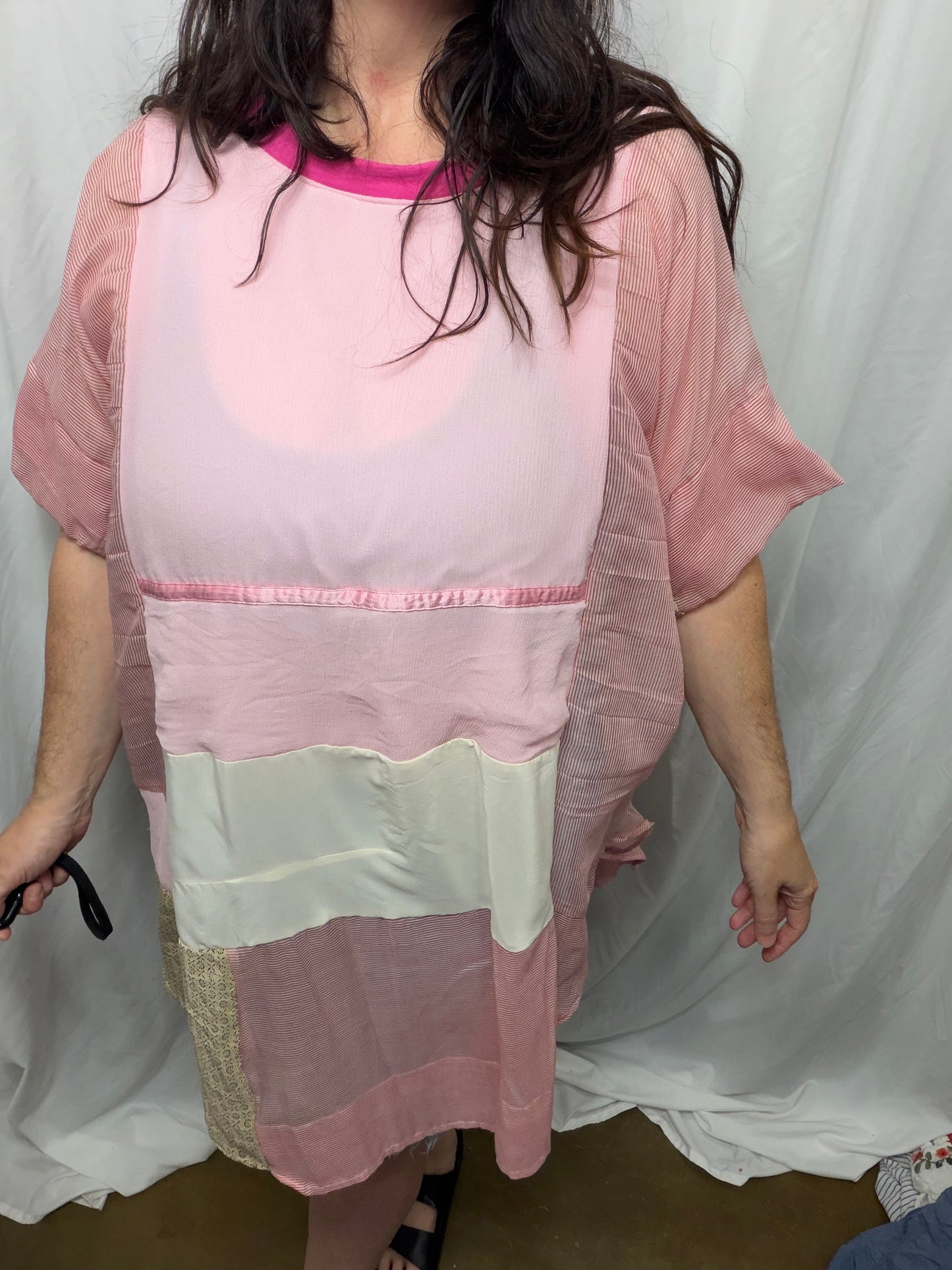 Silk Fern Tunic, fits S to 3X
