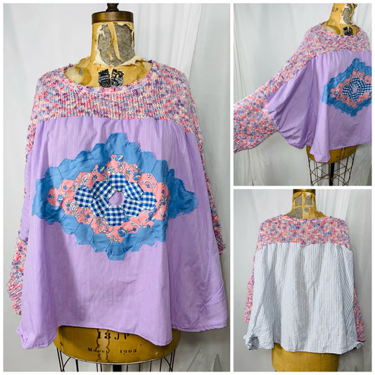 Free Size Violet Pullover