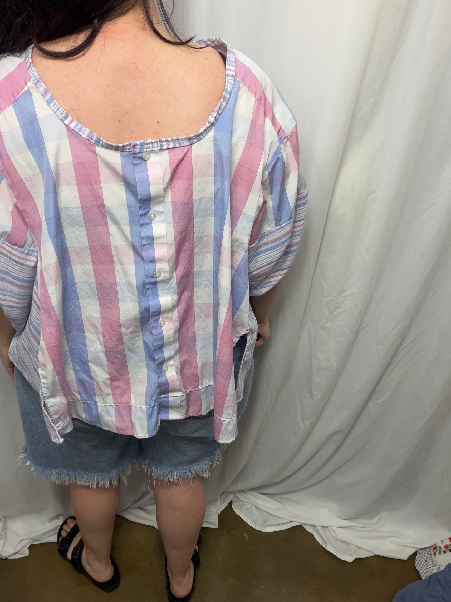 Reversible Georgette Blouse fits XS to 3X