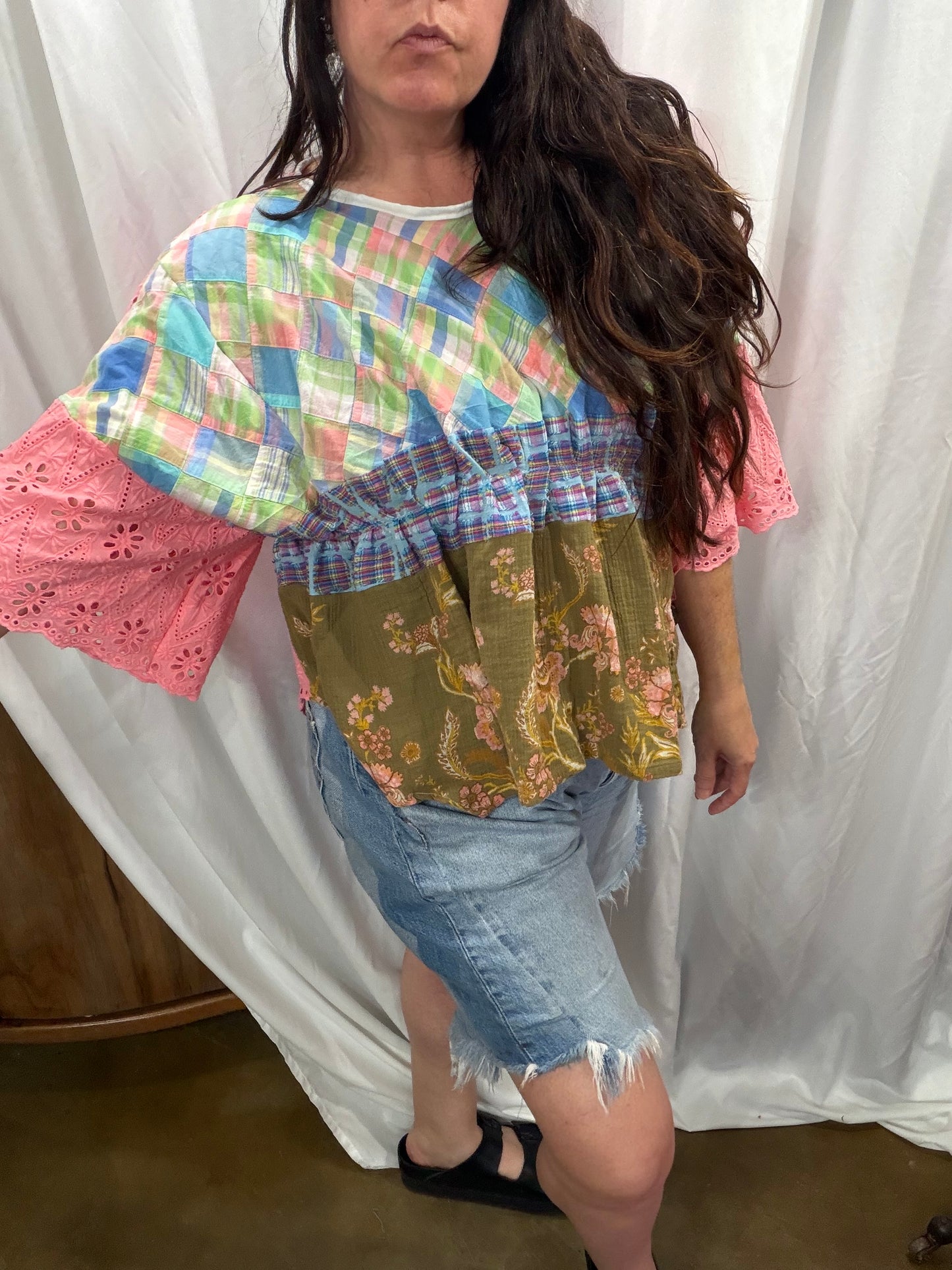 Horizon Lawn Blouse, fits XS to XL