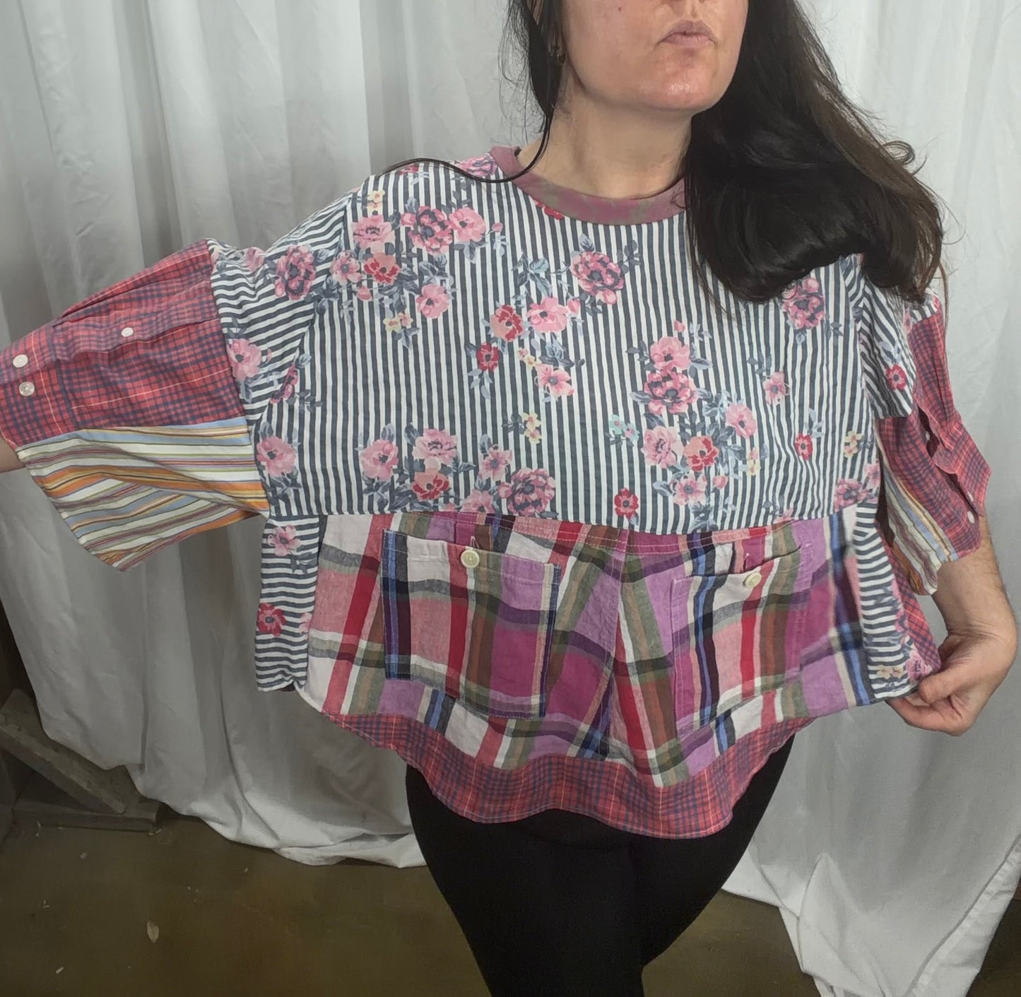 Camelia Blouse,  fits XS to 2X