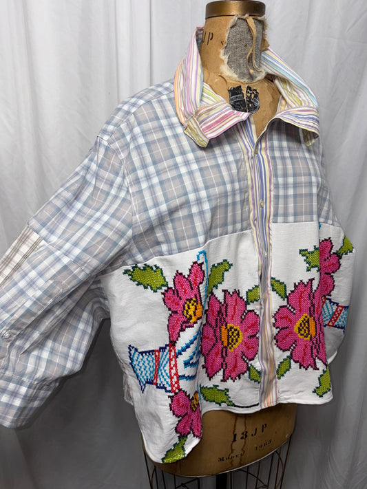3/4 Hyacinth Pullover, Fits XS to L/XL