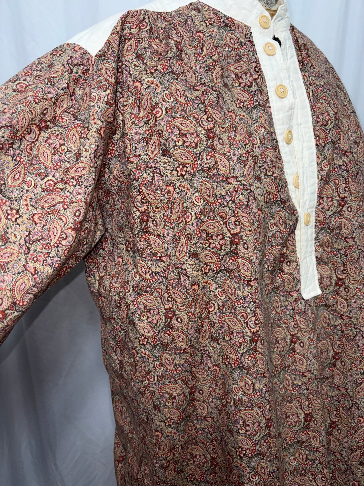 Vintage Cotton Tunic, Fits XS to 2XL