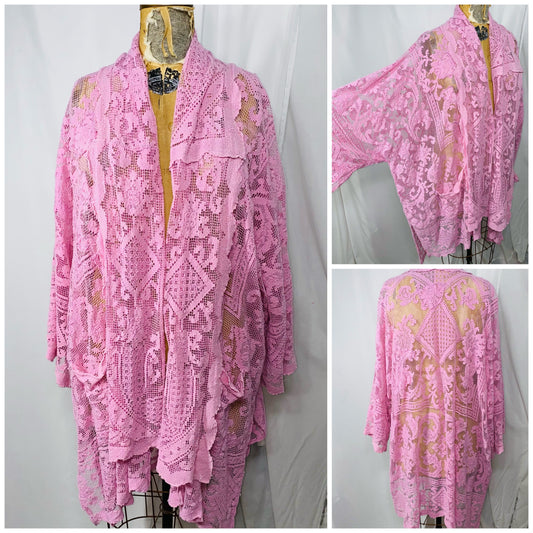 Free Size Violet Kimono