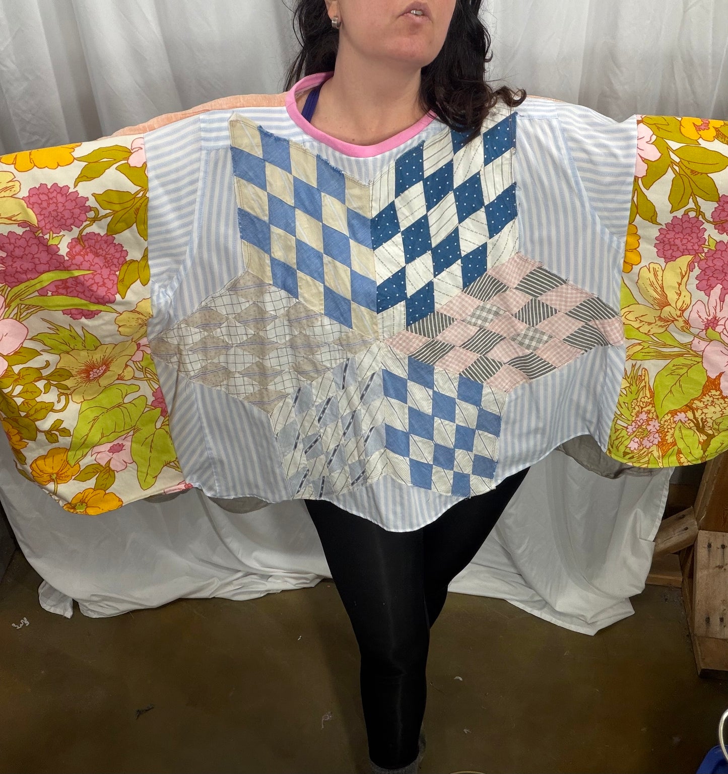 Iris Poncho, Free Size