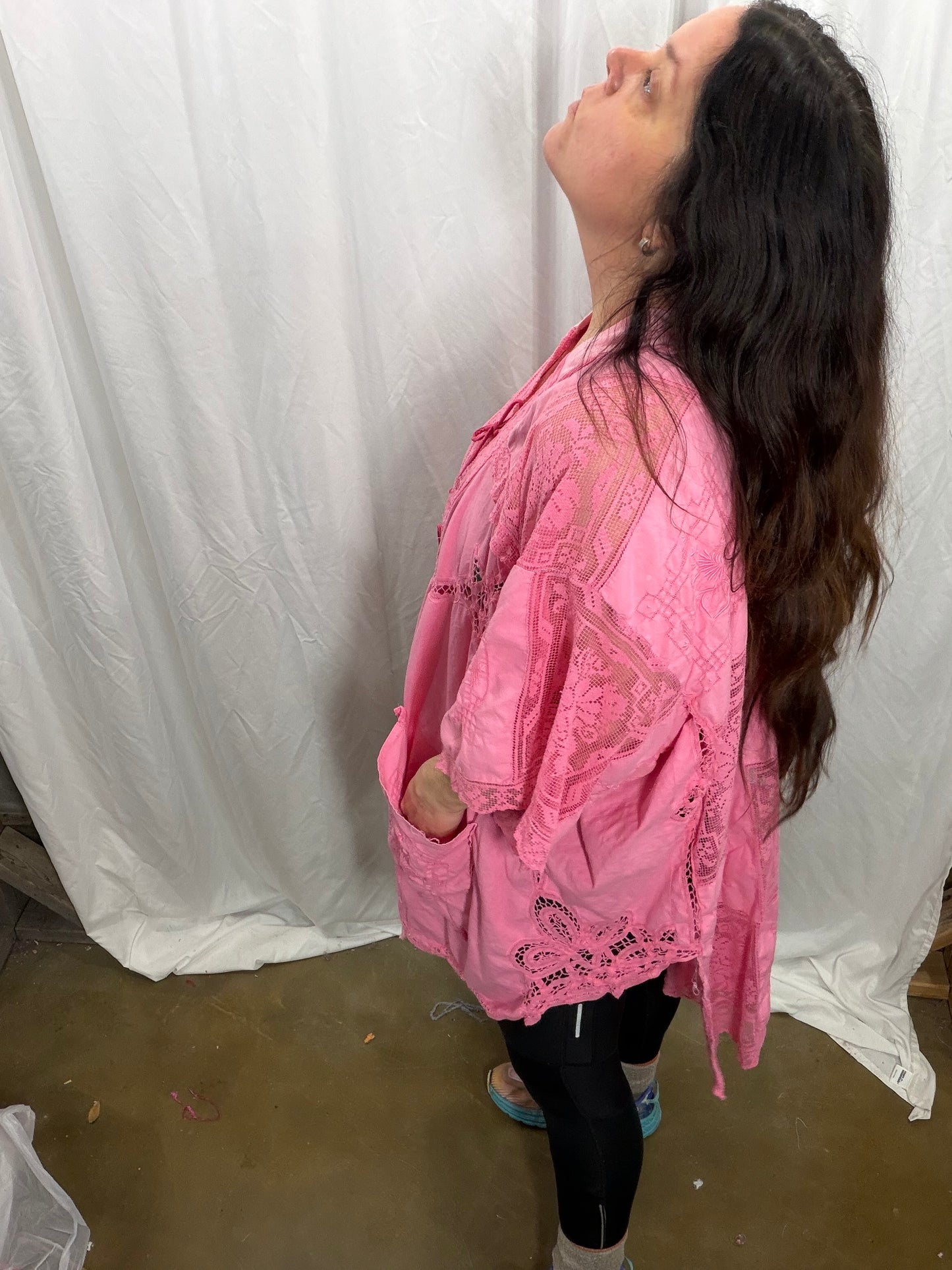 6.  Foxglove Maxi-Top/Kimono Fits XS to 4X