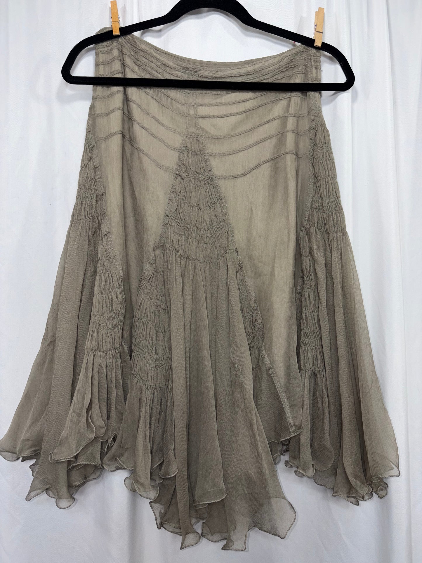 Vintage Silk Maxstudio Skirt, Fits S/M