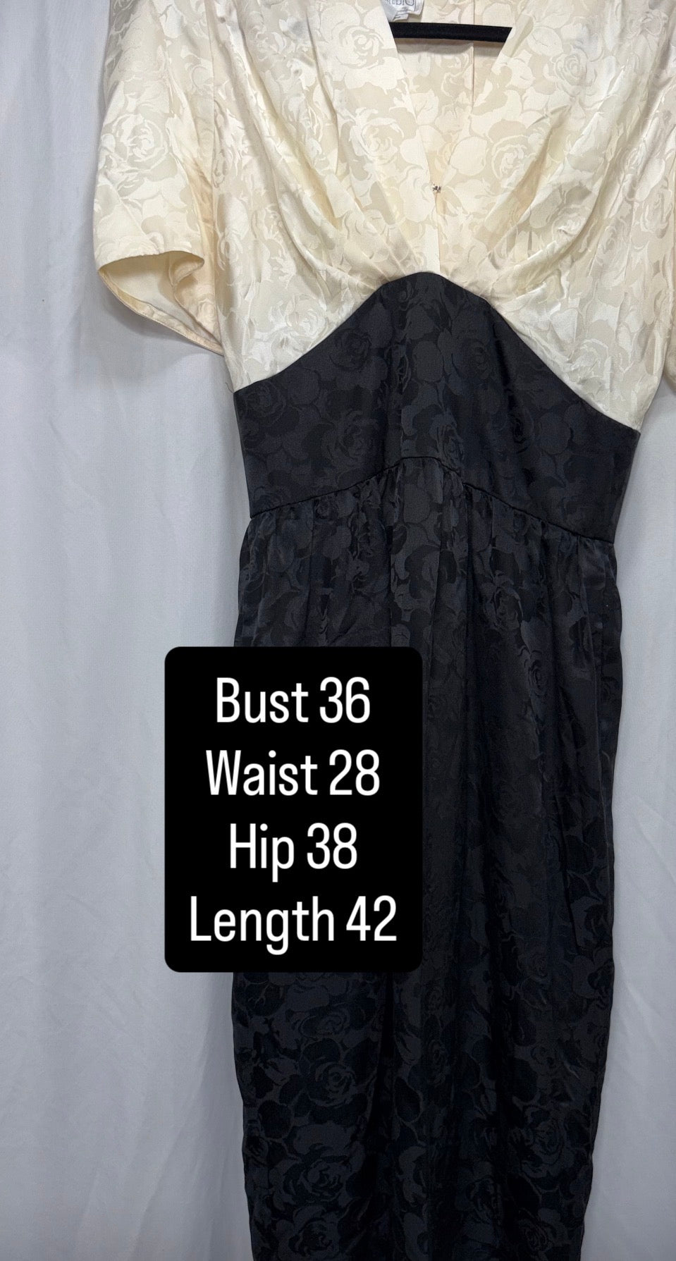 Vintage Silk Dress, Fits XS/S