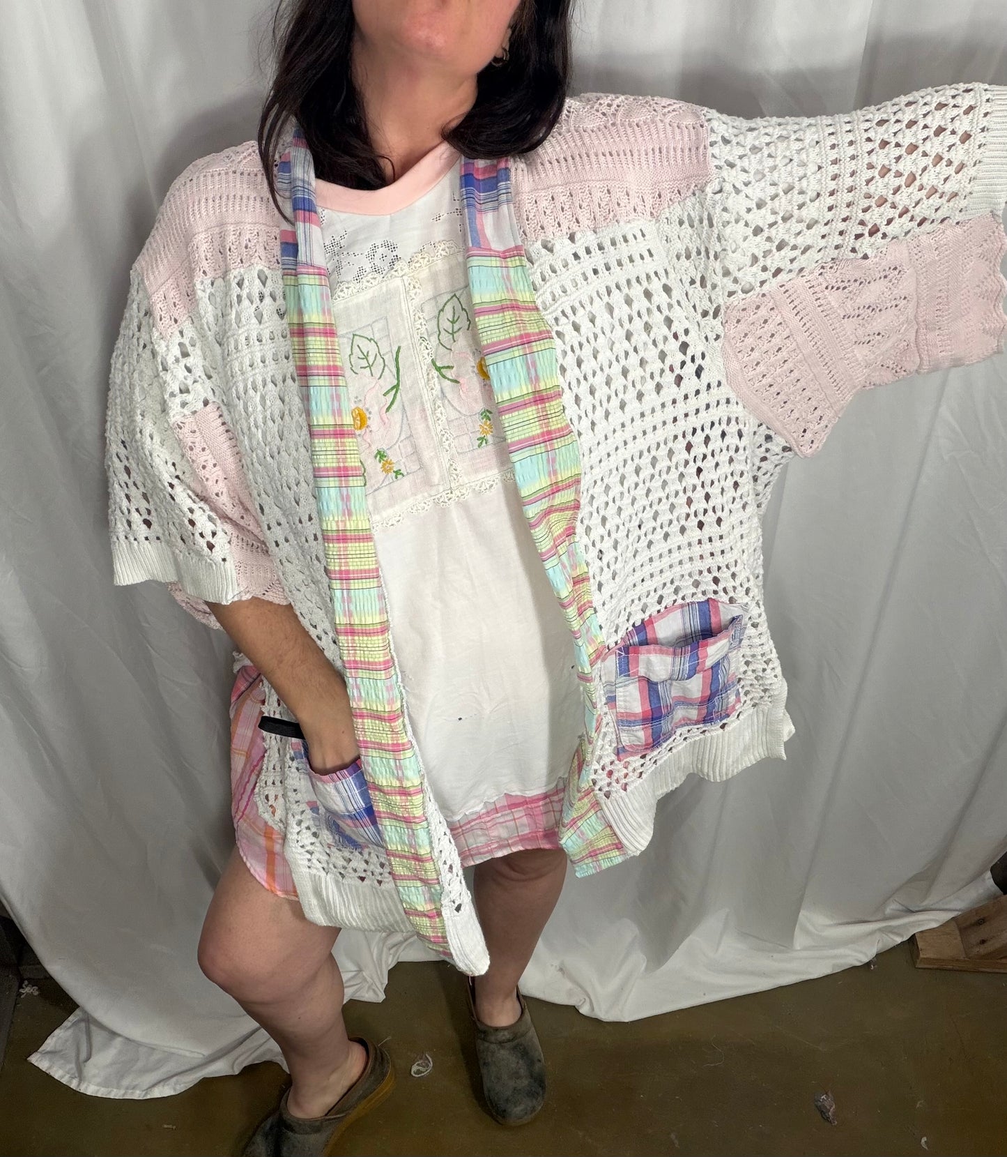 Beach Cardigan, Fits XS to 3X
