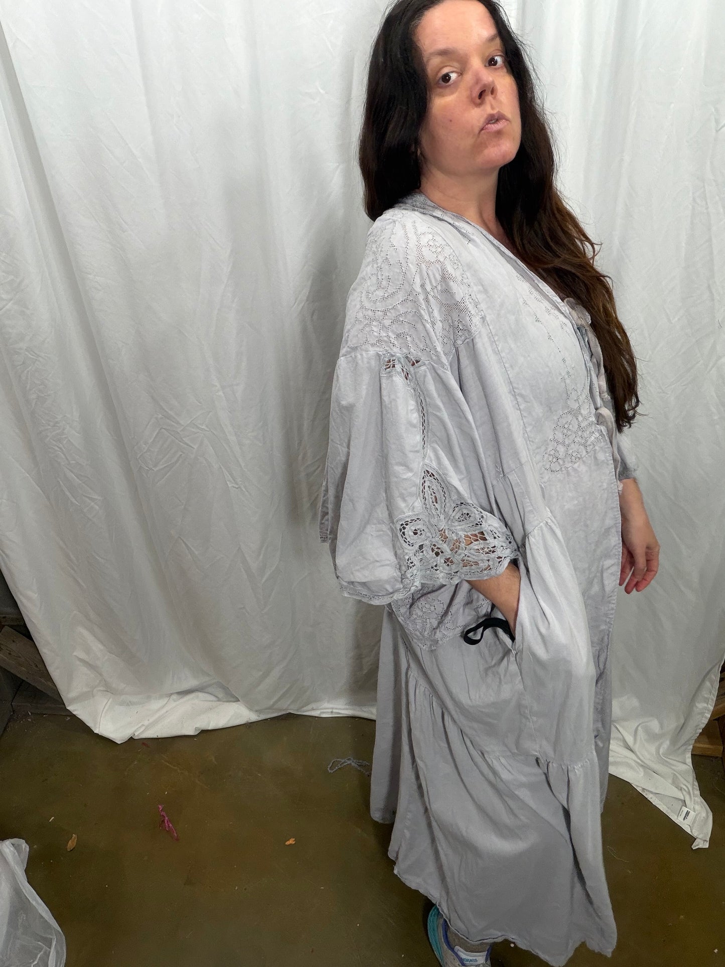17. Foxglove Maxi-Top/Kimono Fits XS to 3X when closed