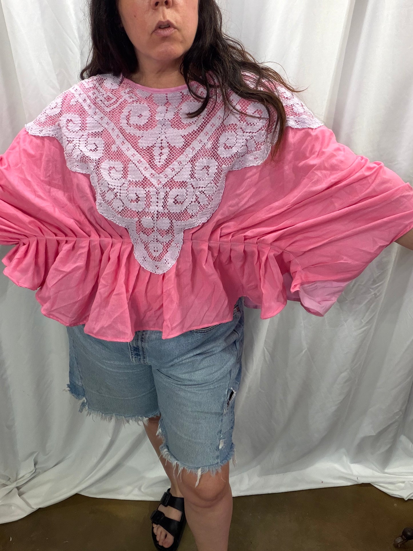 Horizon Lawn Blouse, fits XS to 3X