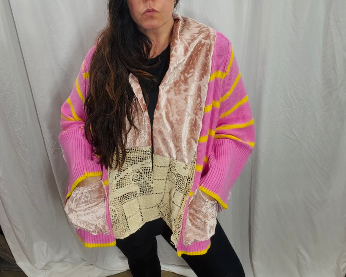 Phlox Cardigan Free Size