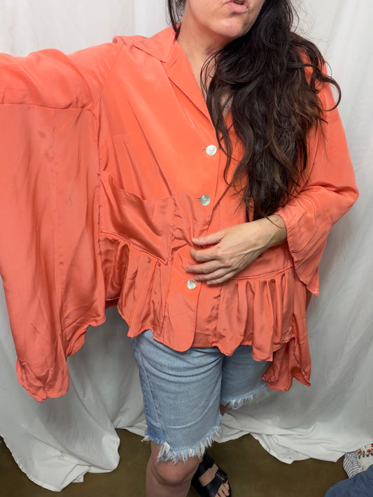 Silk Jacket/Blouse, Free Size