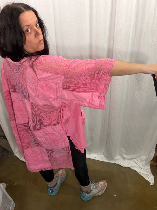 6.  Foxglove Maxi-Top/Kimono Fits XS to 4X