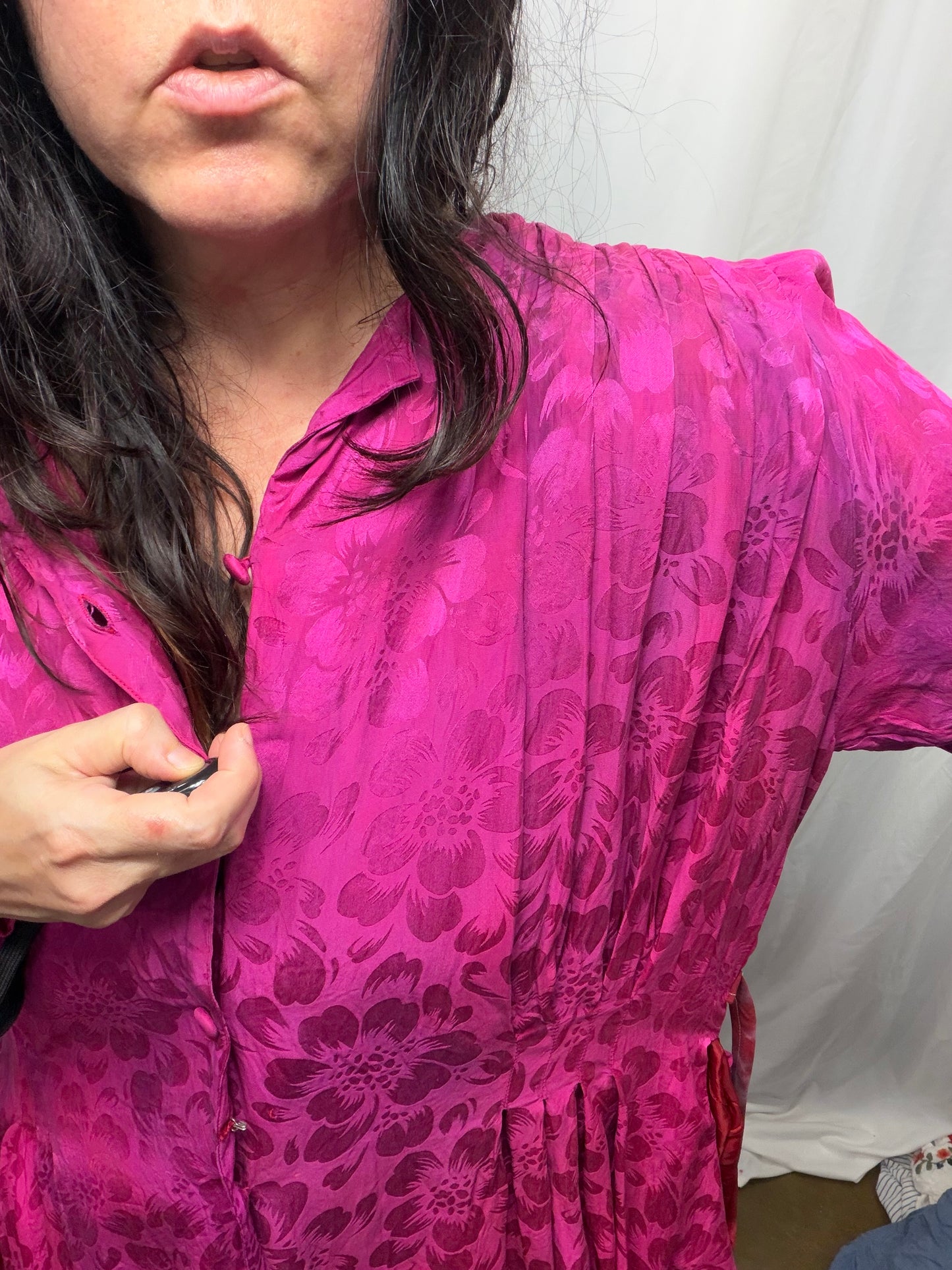 Silk Regent Duster, Fits XS to 2X