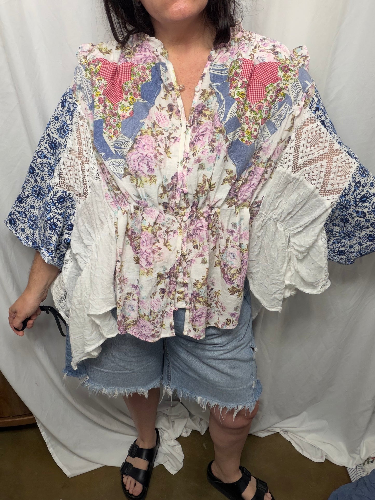 Zephyr Kimono/Blouse, fits XS to 3X