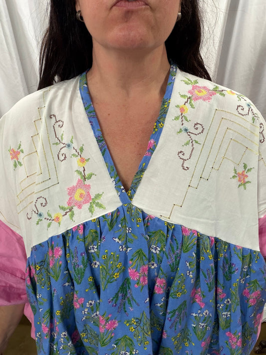 Horizon Lawn Blouse, fits XS to 3X
