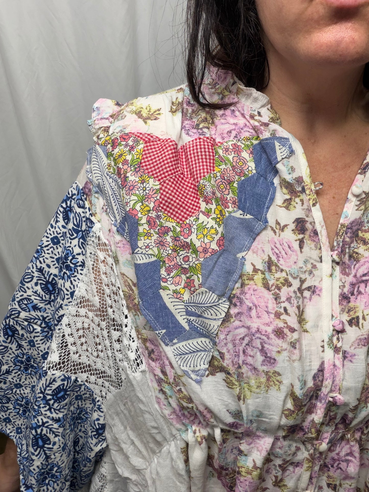 Zephyr Kimono/Blouse, fits XS to 3X