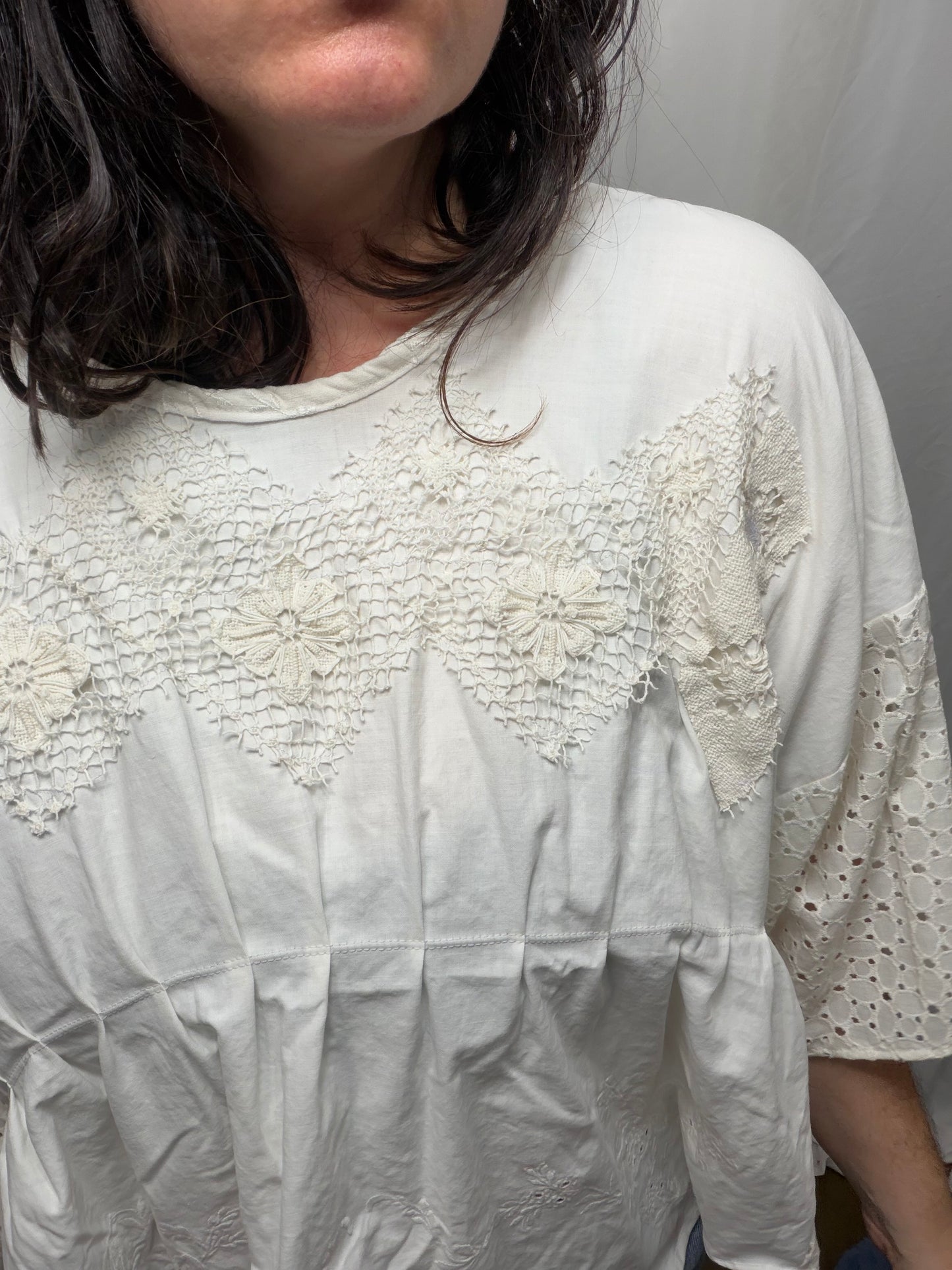 Horizon Lawn Blouse, fits XS to 4X