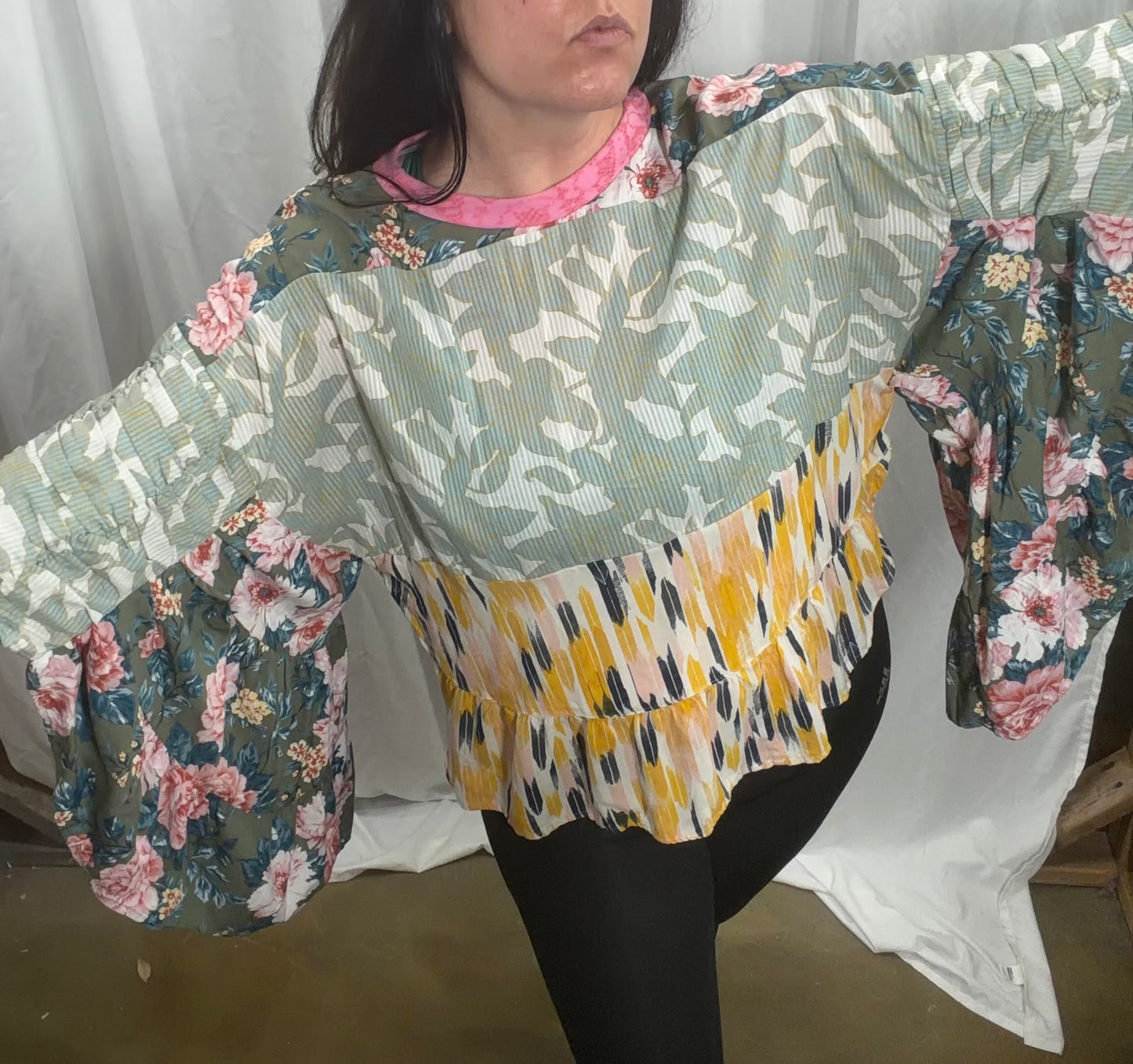Camelia Blouse fits XS to XL