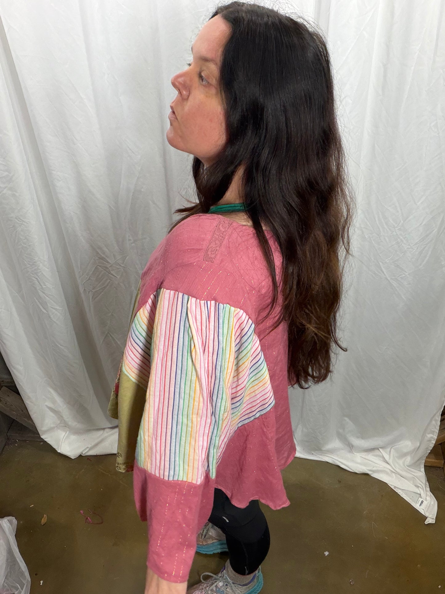 7. Foxglove Blouse Fits XS to 3X