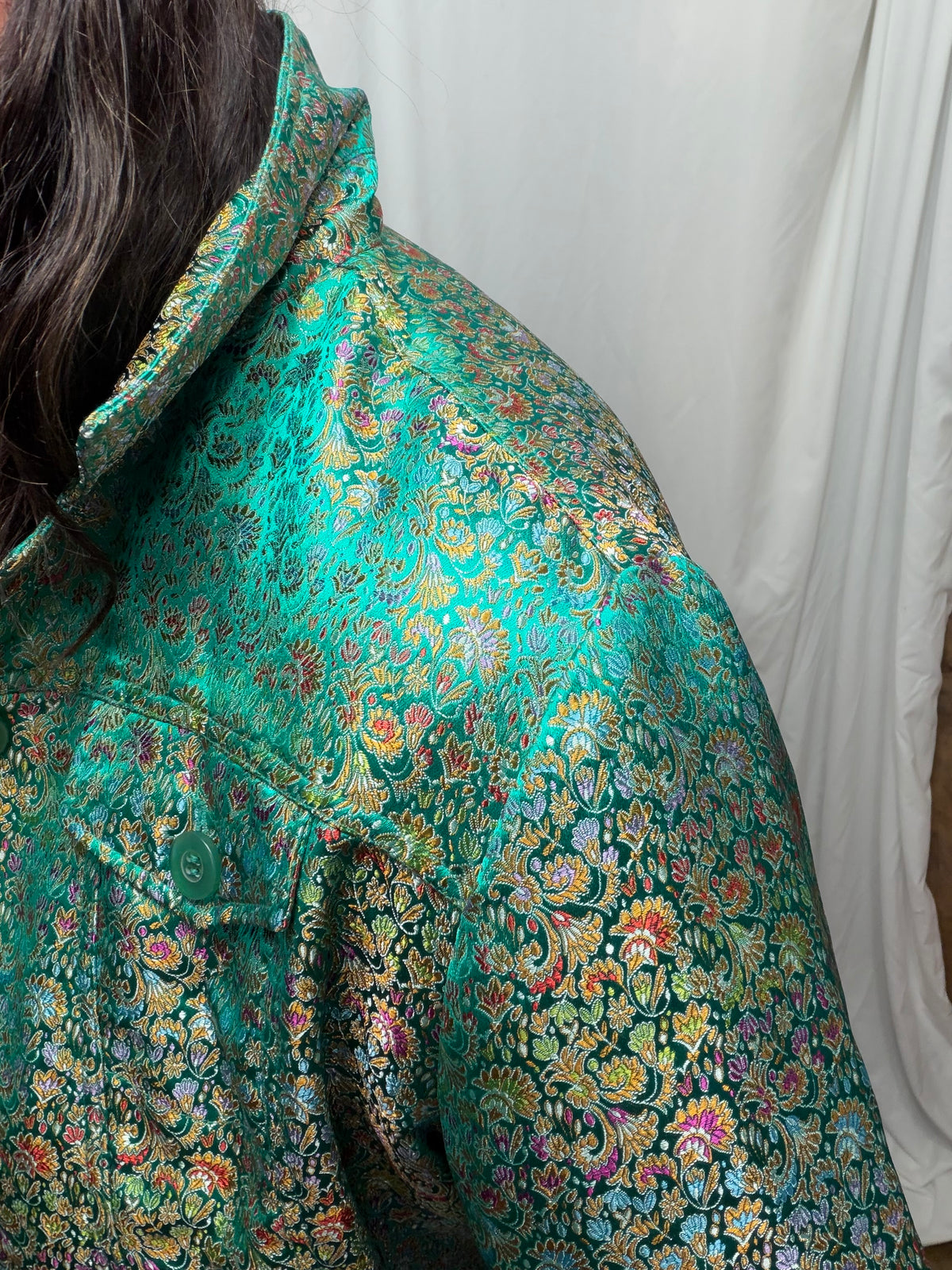 Vintage Chinoiserie Jacket, fits XS to M/L