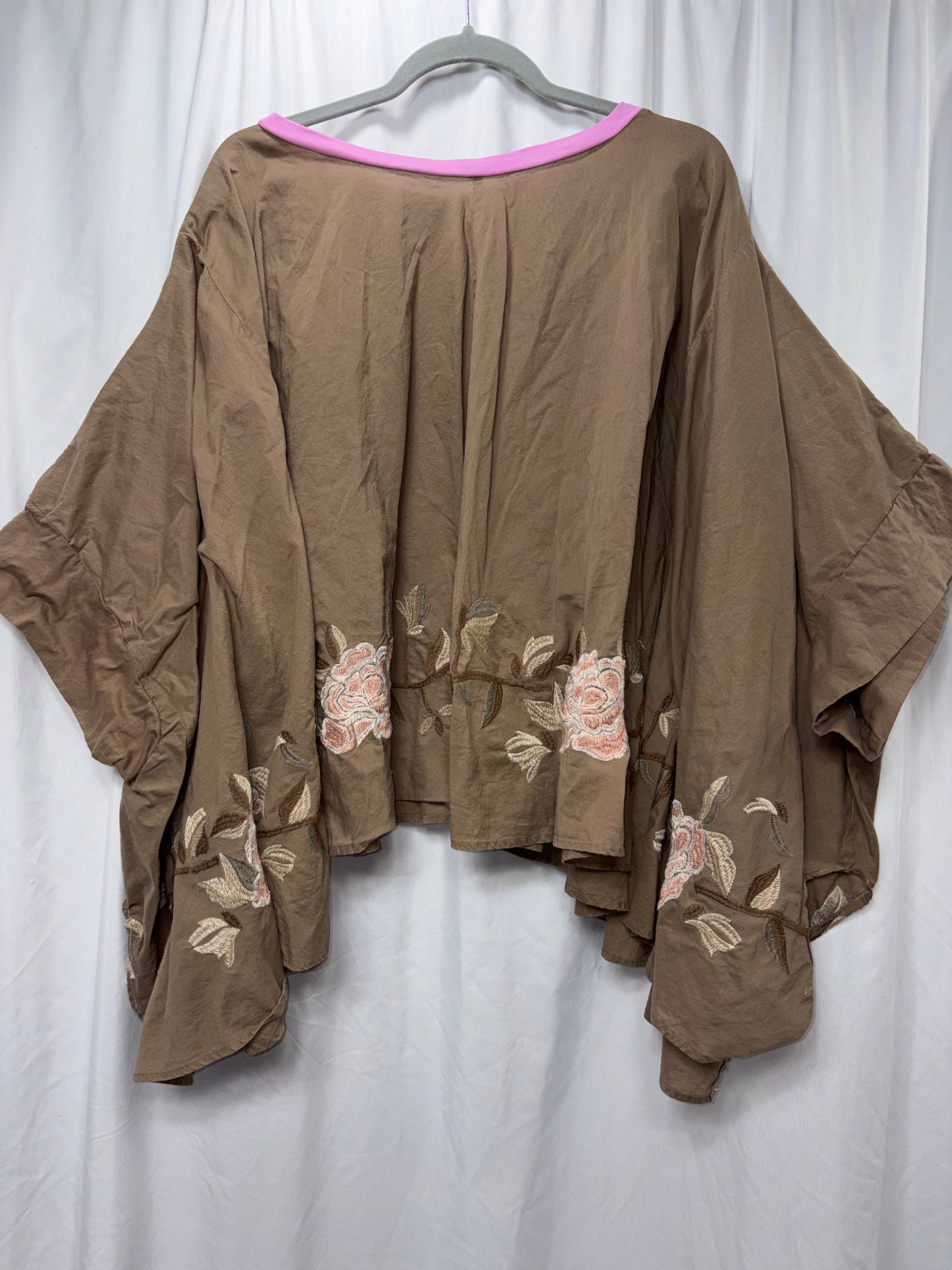 Mimosa Poncho Blouse, Free Size