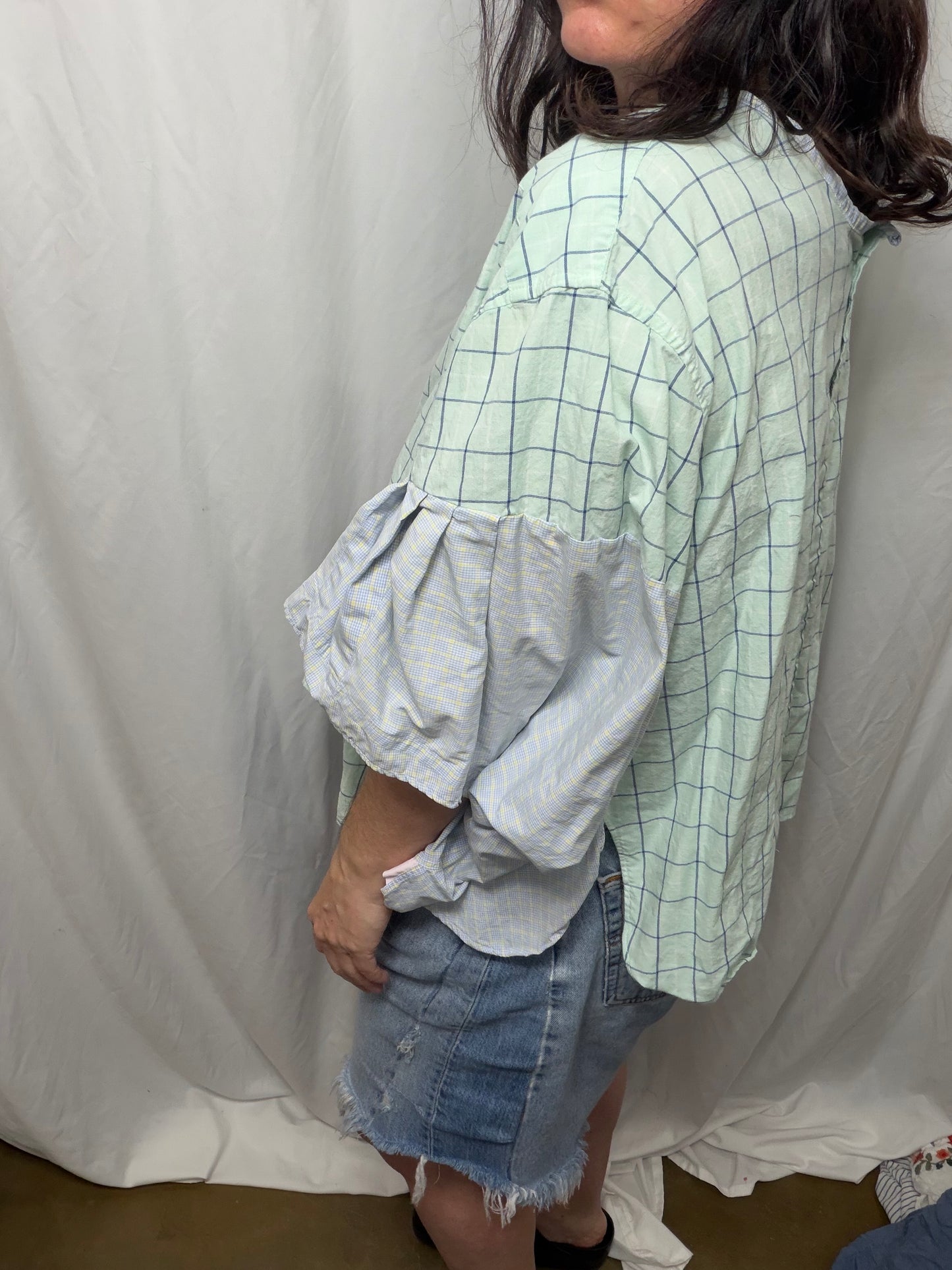 Reversible Georgette Blouse, fits XS to 3X