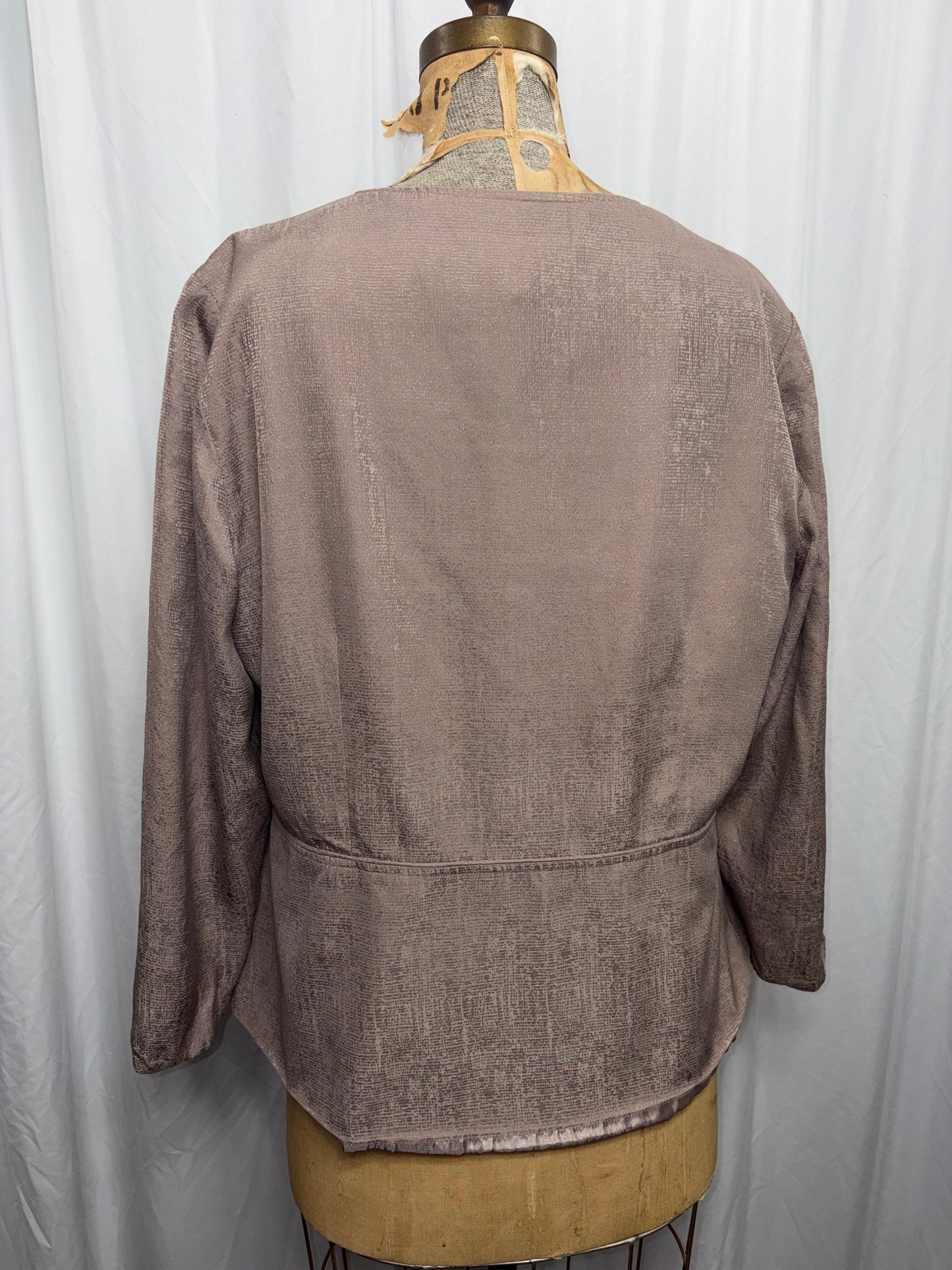 Vintage Silk Jacket, Fits S/M to XL