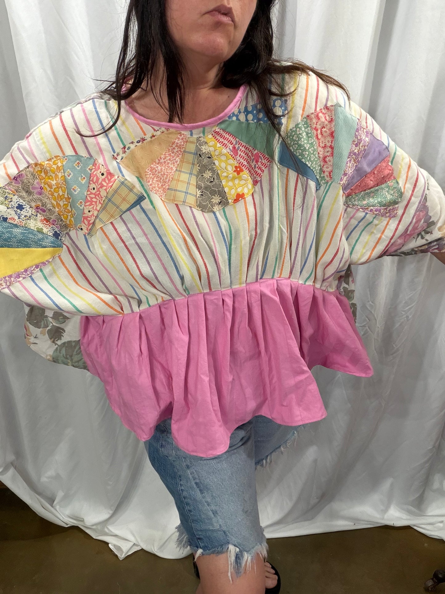 Horizon Lawn Blouse, fits XS to 2X