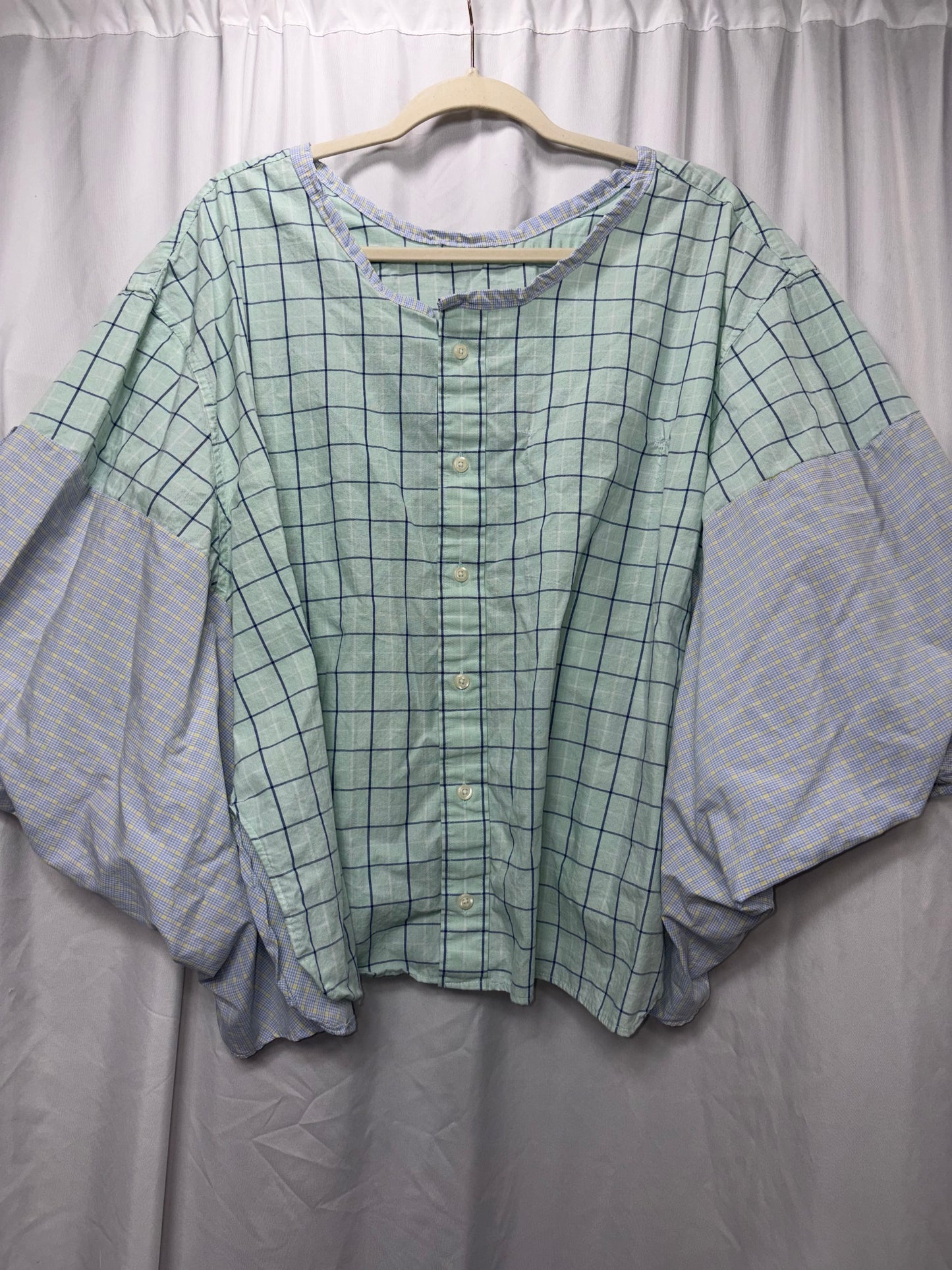 Reversible Georgette Blouse, fits XS to 3X