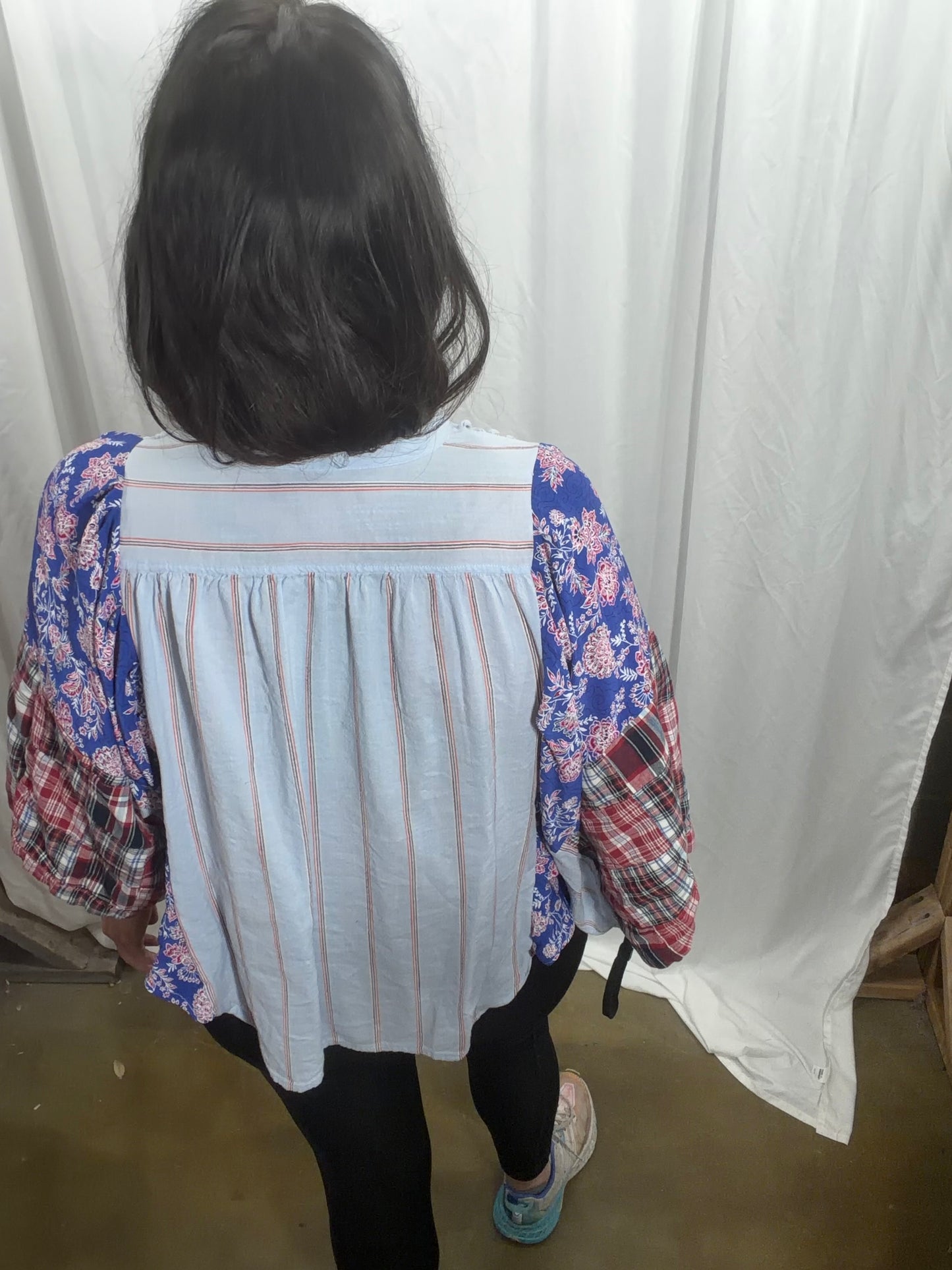 Camelia Pocket Blouse Kimono fits