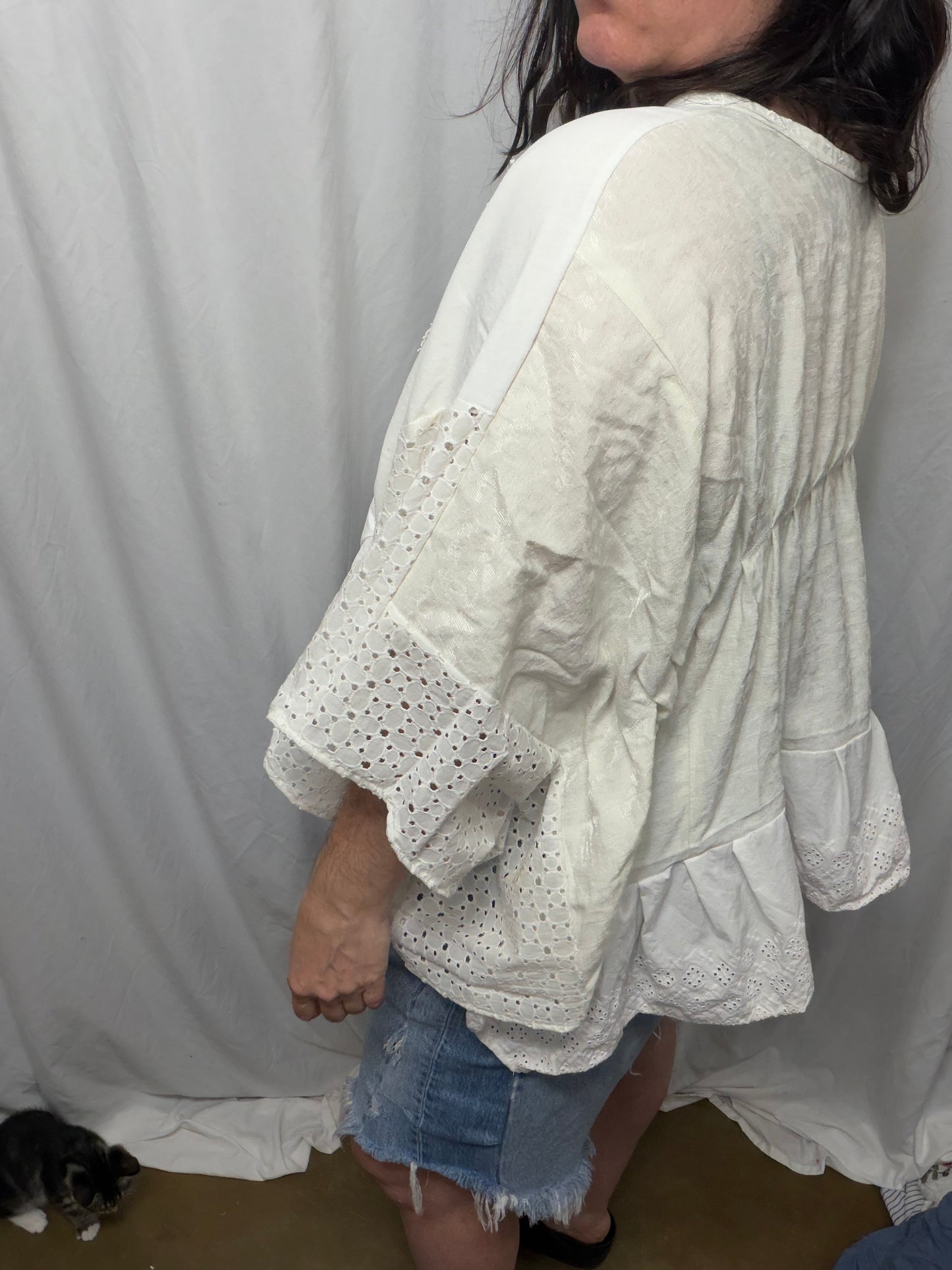Horizon Lawn Blouse, fits XS to 4X