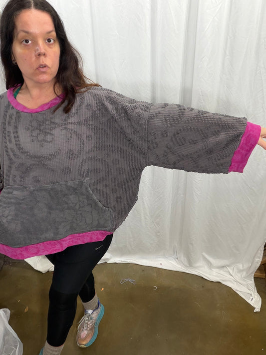 16.  Foxglove Pullover Fits XS to 2X