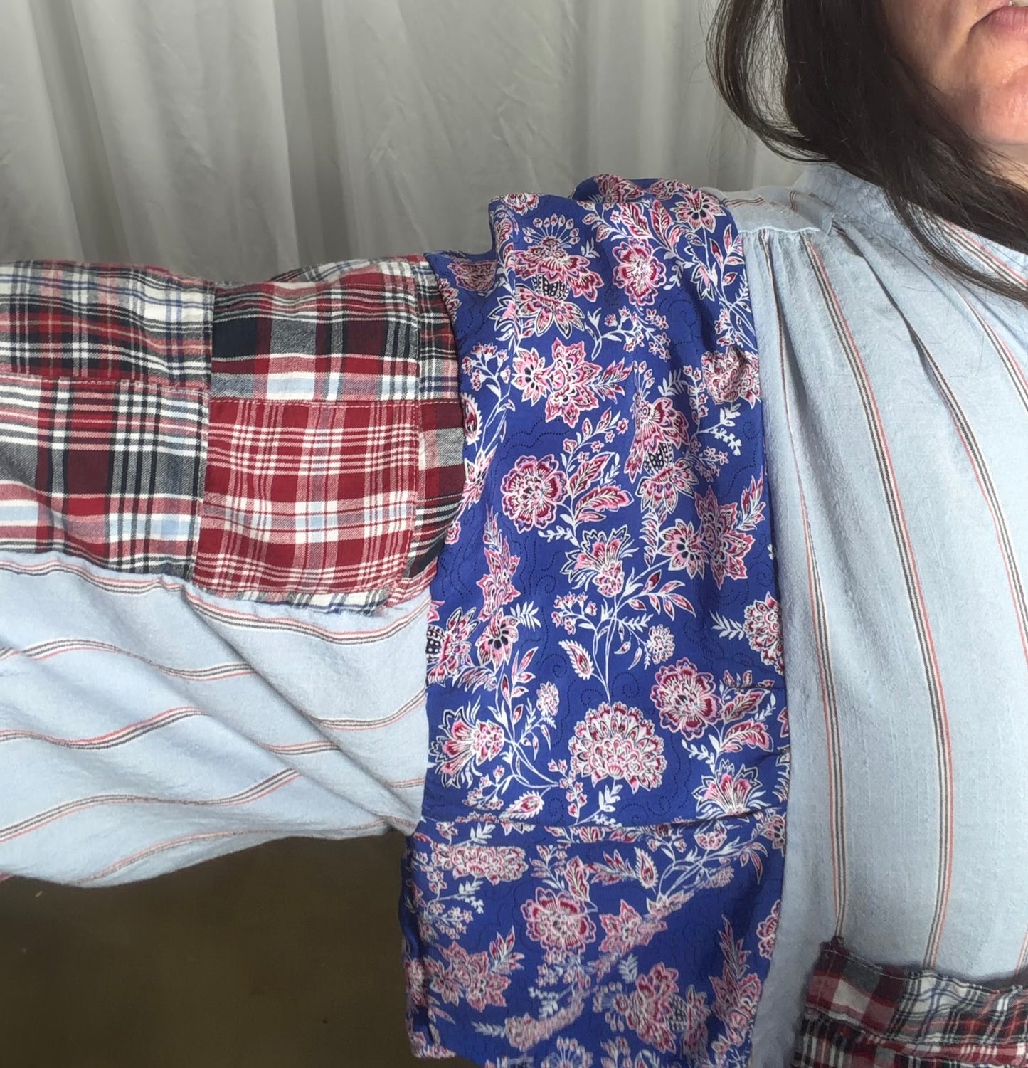 Camelia Pocket Blouse Kimono fits