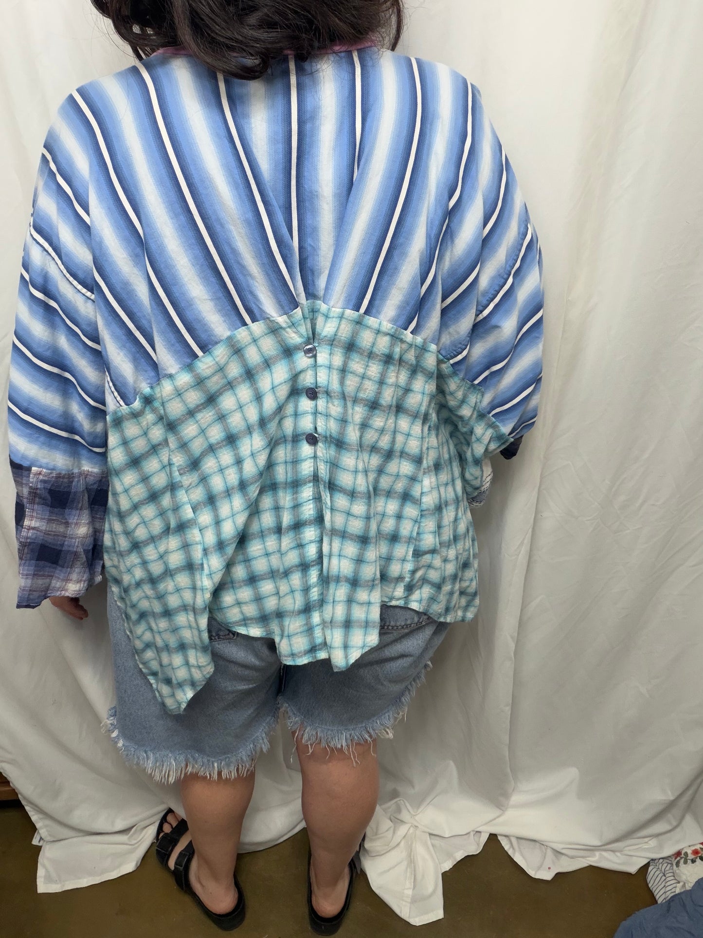 Mimosa Poncho Blouse, Free Size