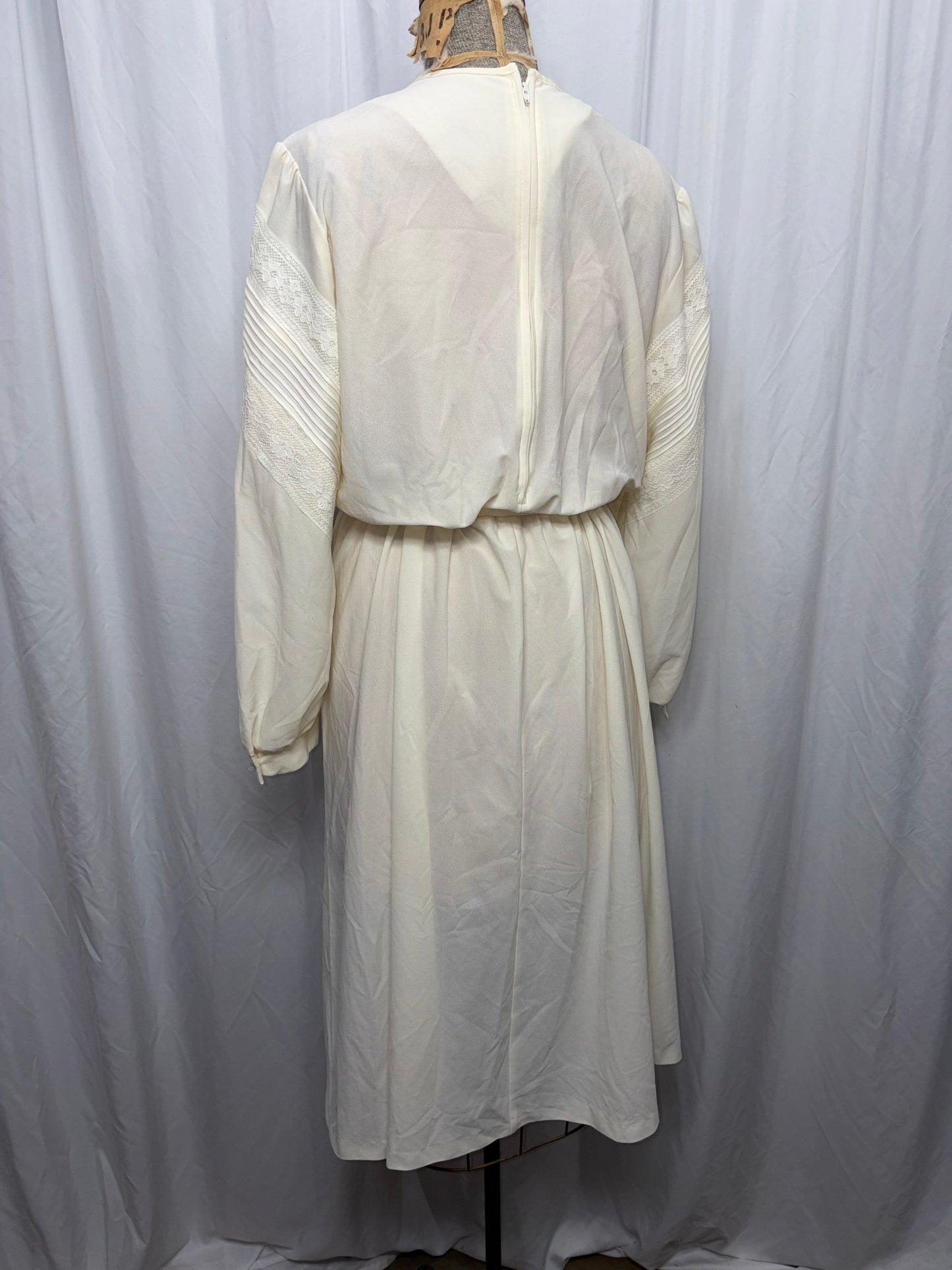 Vintage Polyester Dress, Fits S to L