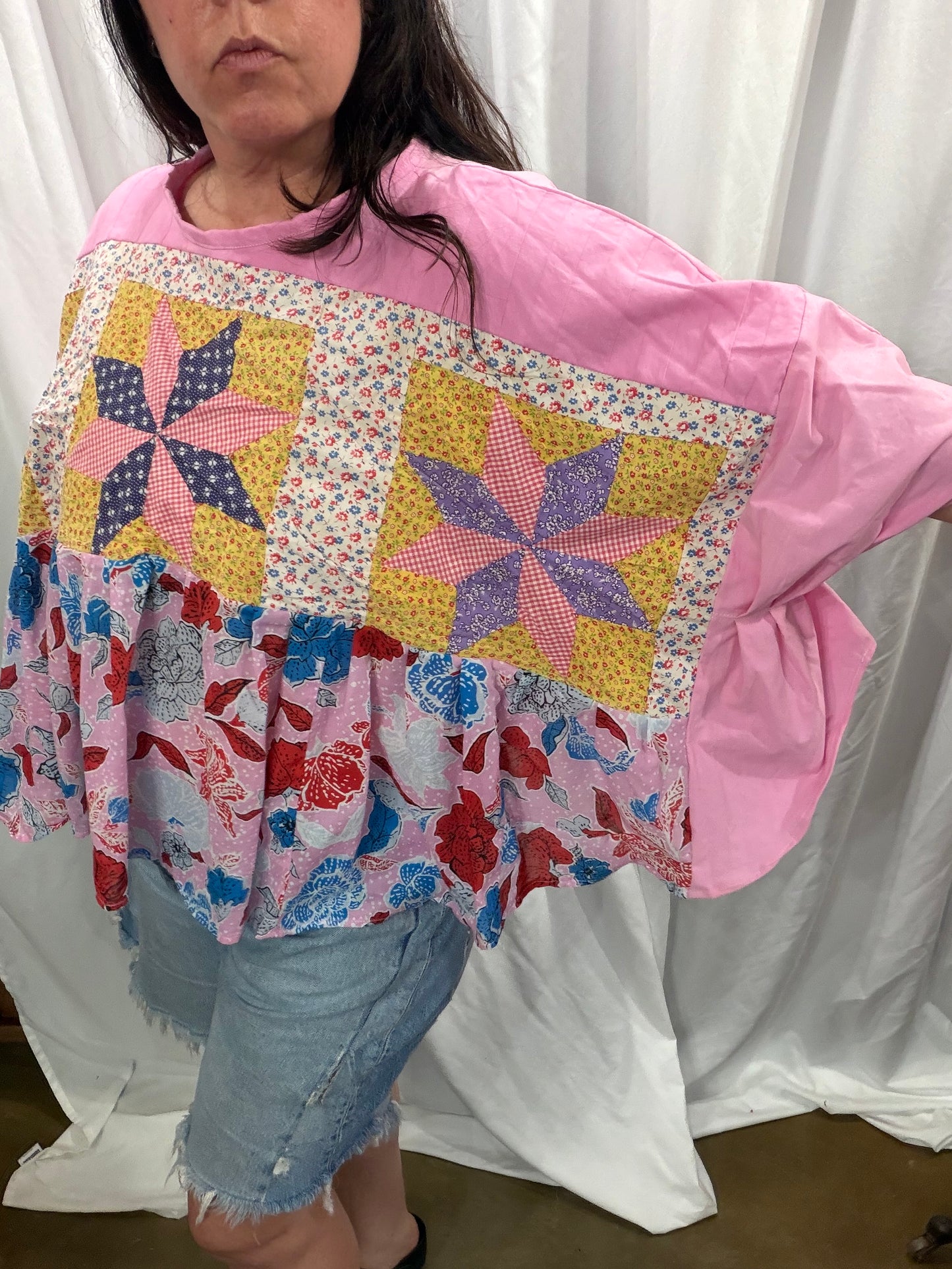 Horizon Lawn Blouse, fits XS to 3X